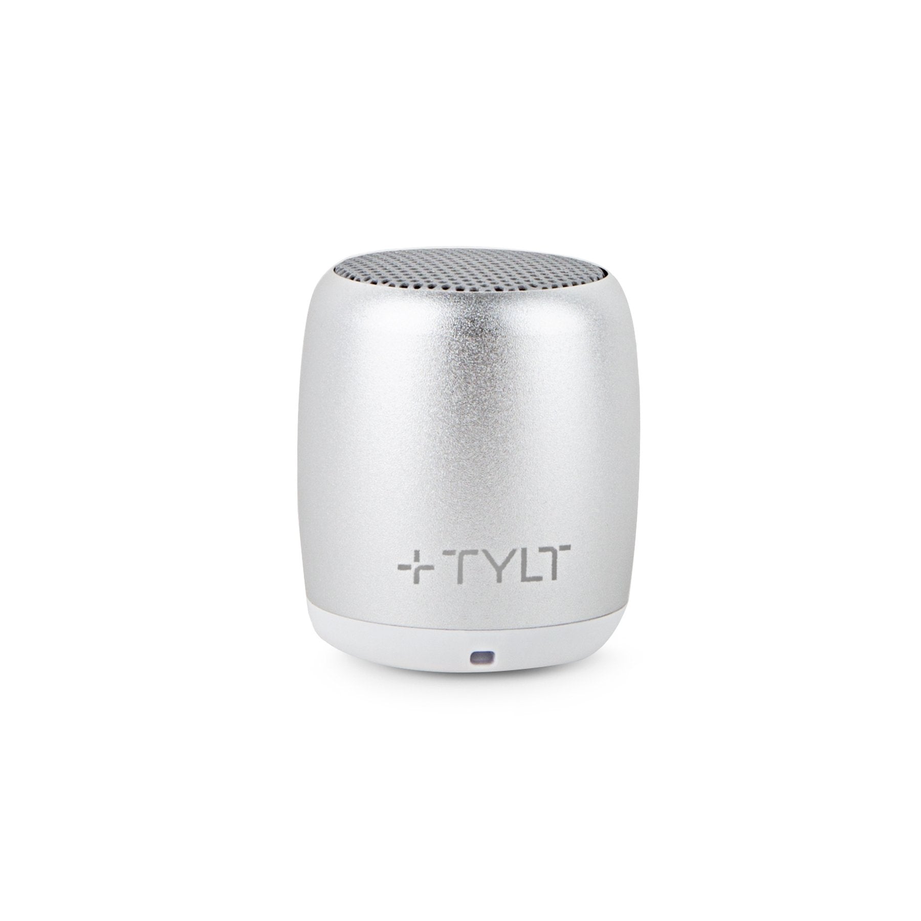 Tylt Mini Boom Bluetooth Speaker (Silver) 3W Output On Bluetooth 4.2 & Up To 4 Hours Of Playback On One Charge From This Portabl