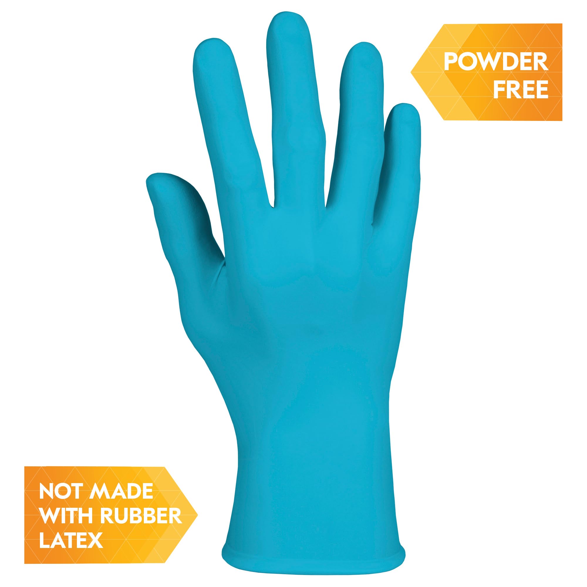 Kleenguard G10 Blue Nitrile Gloves (57372), Medium (Med.), Powder Free, 6 Mil, Ambidextrous, Thin Mil, 100 Count (Pack Of 10)