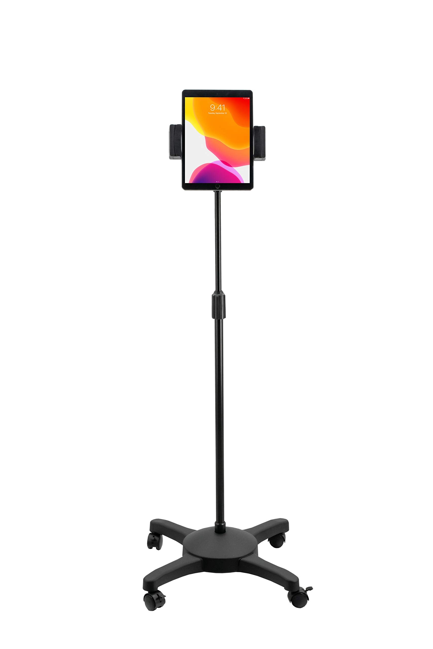 Universal Desk Mount.  Cta Universal Quick Connect Floor Stand. Compatible With 7       To 13       Tablets, Ipad Mini 5, Ipad G