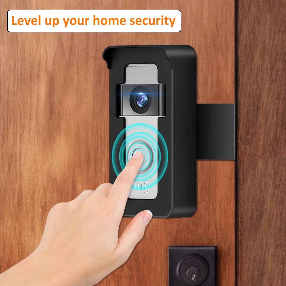 AutoSonic Anti-Theft No-Drill Doorbell Mount for Ring & Blink | Security Bracket for Homes, Rentals, Businesses | Motion Sensor Compatible