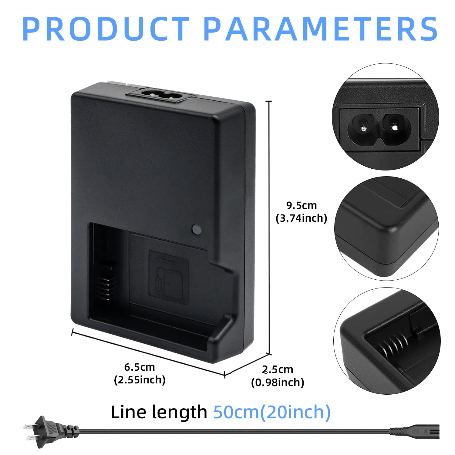 Kwtoul Replacement En El14 Battery Charger, Mh 24 Charger Compatible With Nikon P7100 P7000 D5100 D5200 D5300 D5500 D5600 Df D31