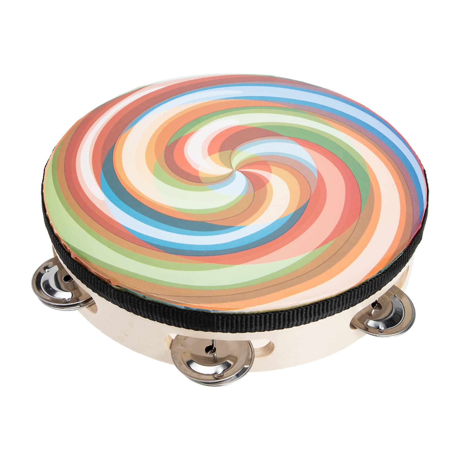 HEALLILY Percussion Bell Hand Drum Off Percussion Hand Drum Kids Music Teaching Aid