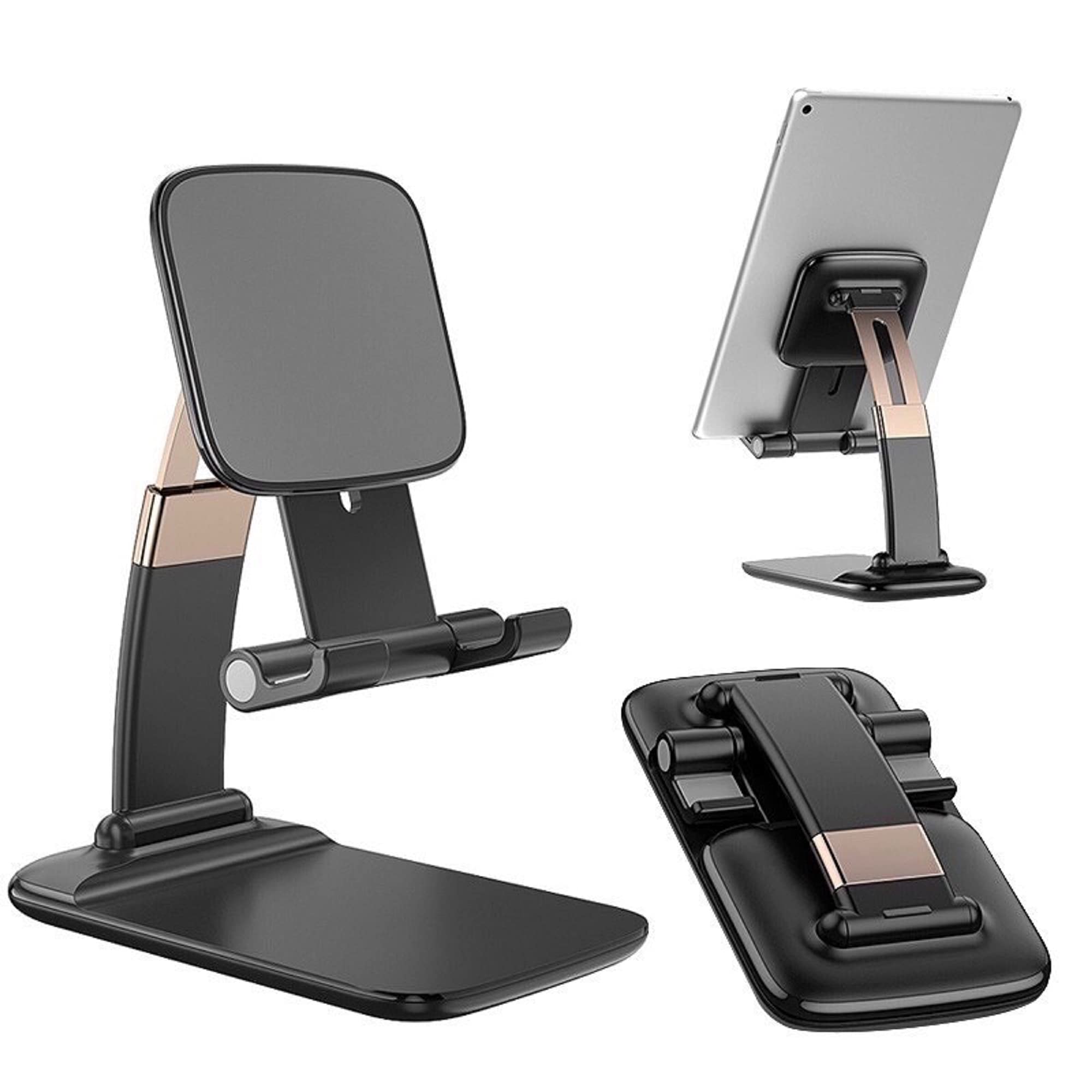 Augen Tablet Stand Holder, Multi Angle Height Portable Monitor Stand For Ipad Tablet, Fully Adjustable Foldable Ipad Phone Dock