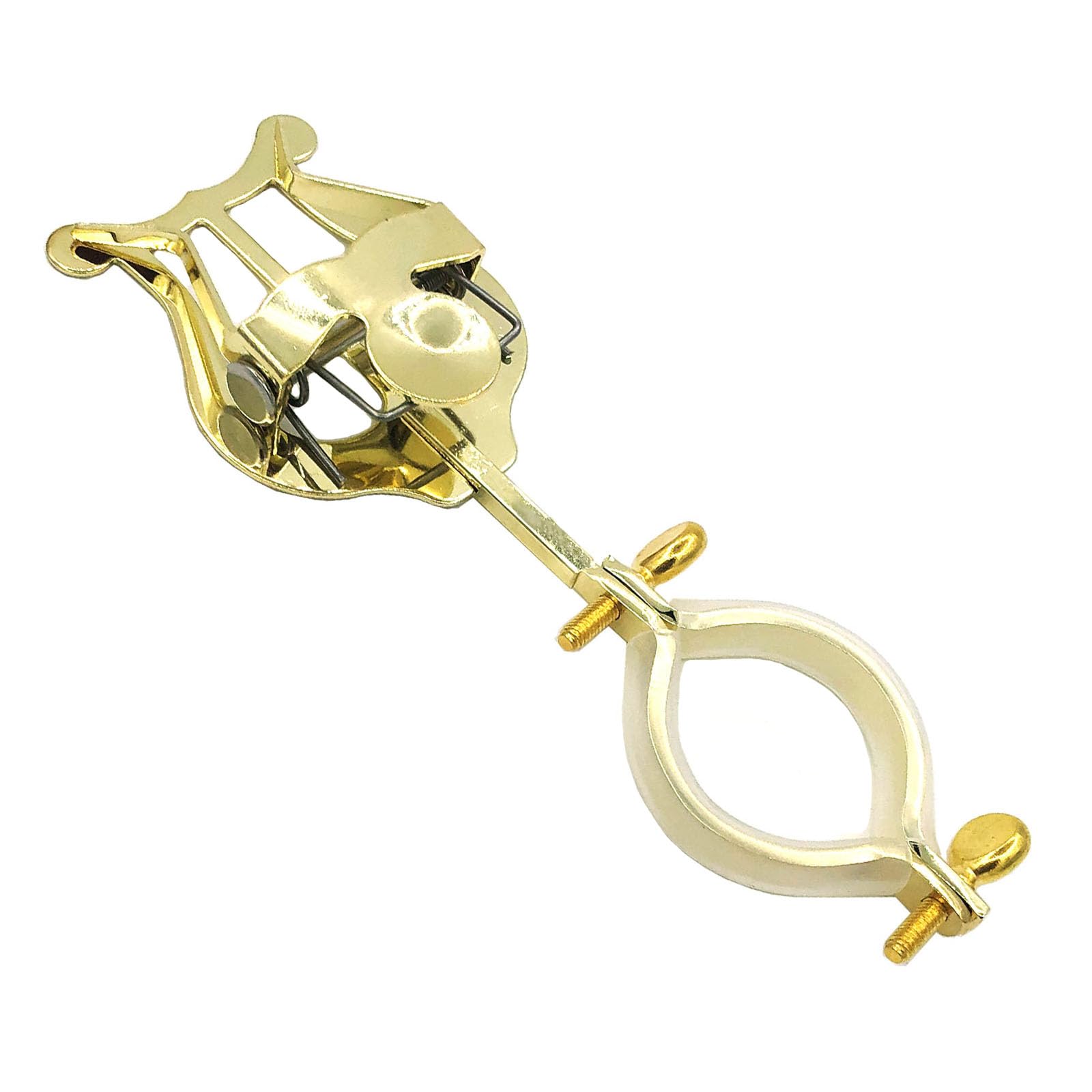 Tuoren Clarinet Marching Lyre Metal Plating Clamp On Clarinet Lyre Music Sheet Holder Clip For Clarinet Marching Band Beginner P