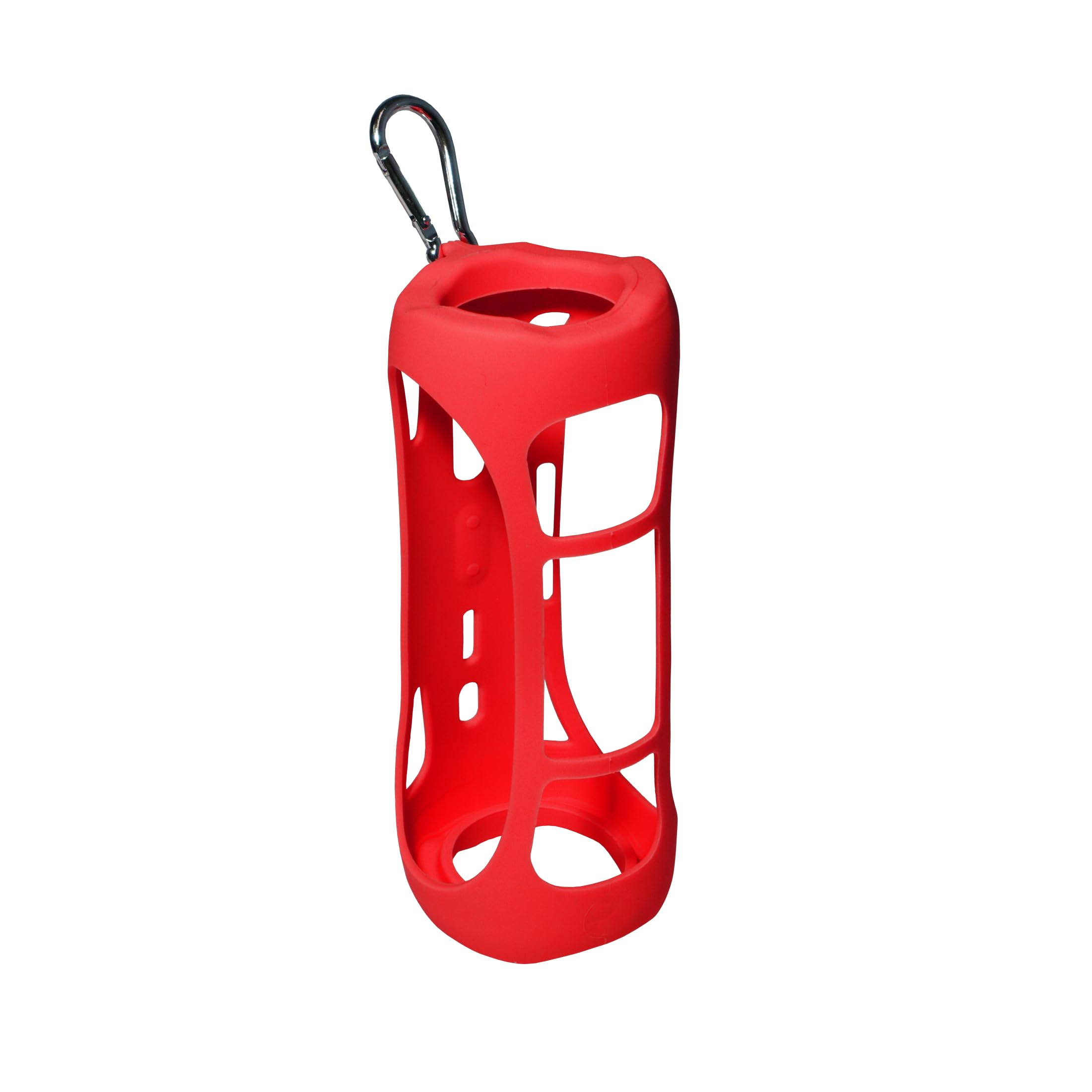 Silicone Cover Skin For Jbl Flip 6 Portable Bluetooth Speaker By Alltravel, Portable Full Protection Solution, Customized Skin With Color And Shape Matching (Red)