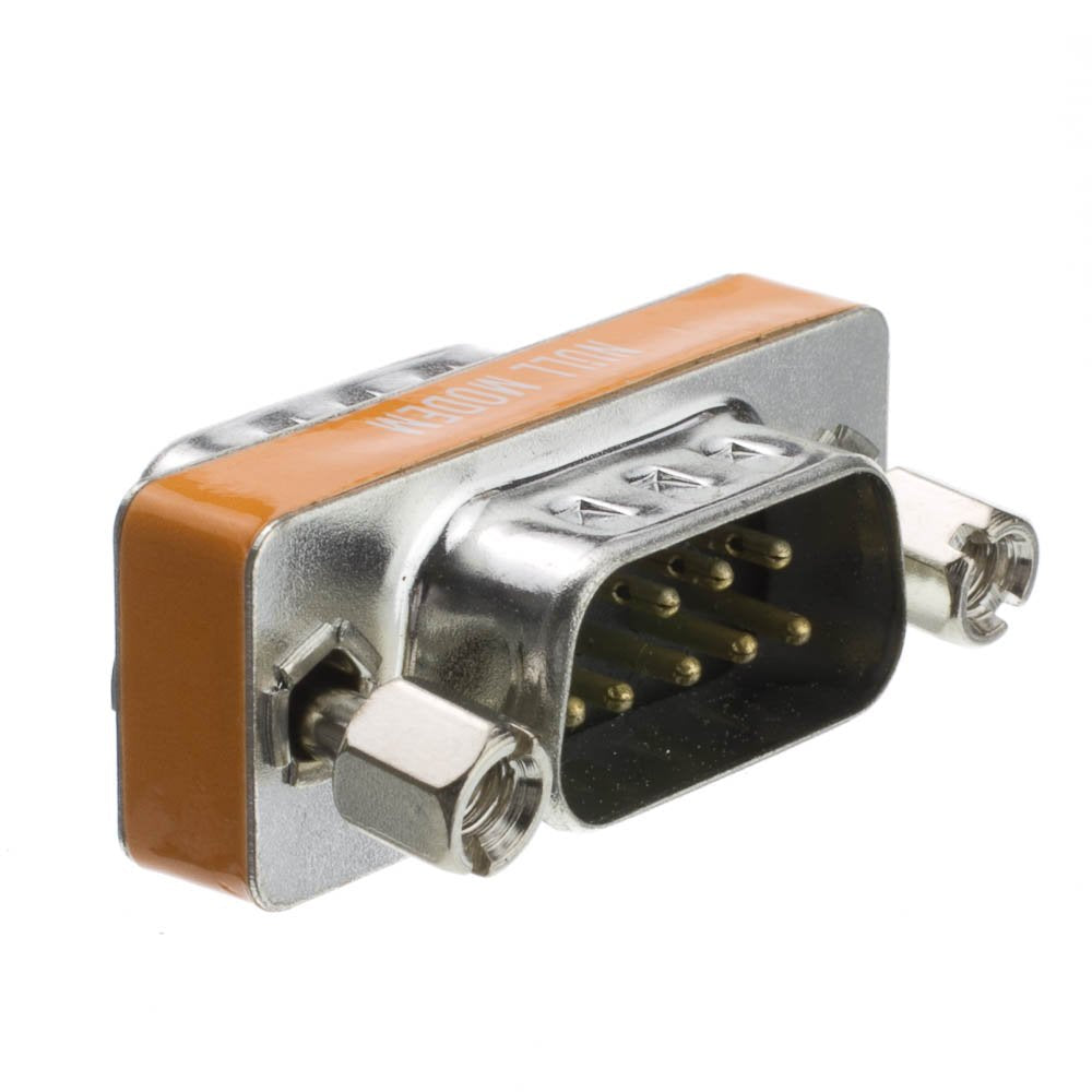 Mini Adapter   Db9 Male / Db9 Male Gender Changer