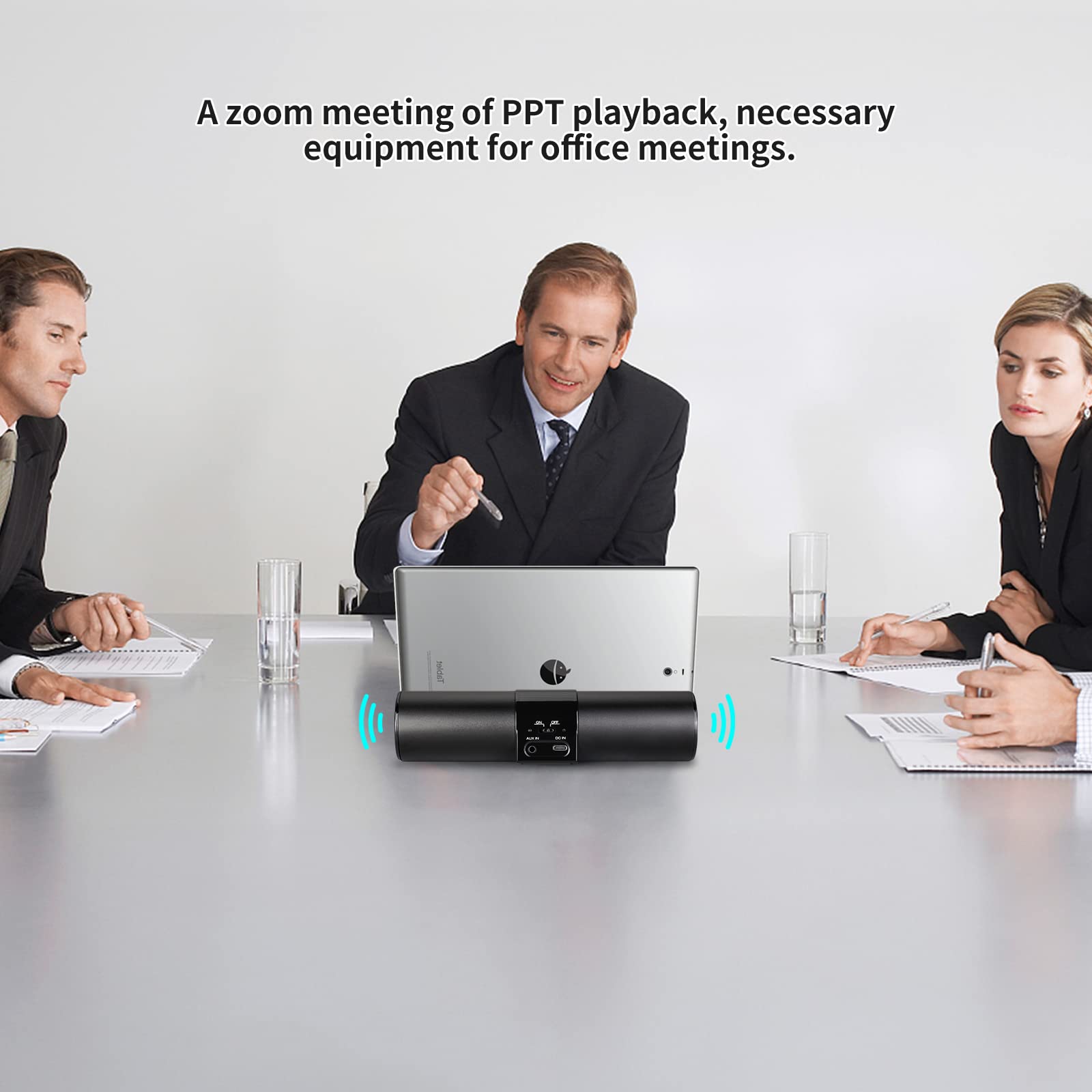 Dornlat Wireless Bluetooth Speakers, Portable Phone Tablet Stand Holder Speaker, Dual Drivers Bass Stereo Dock Speaker For Ipad,