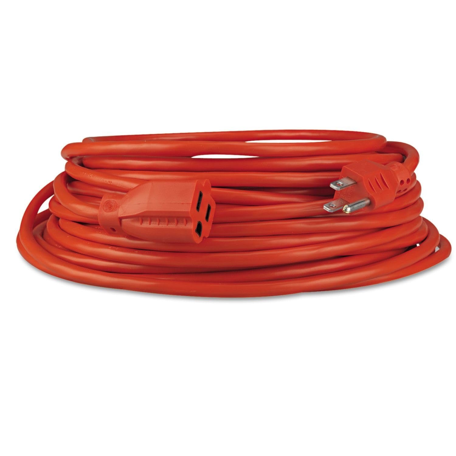 Innovera 72225 Indoor/Outdoor Extension Cord, 25 Feet, Orange