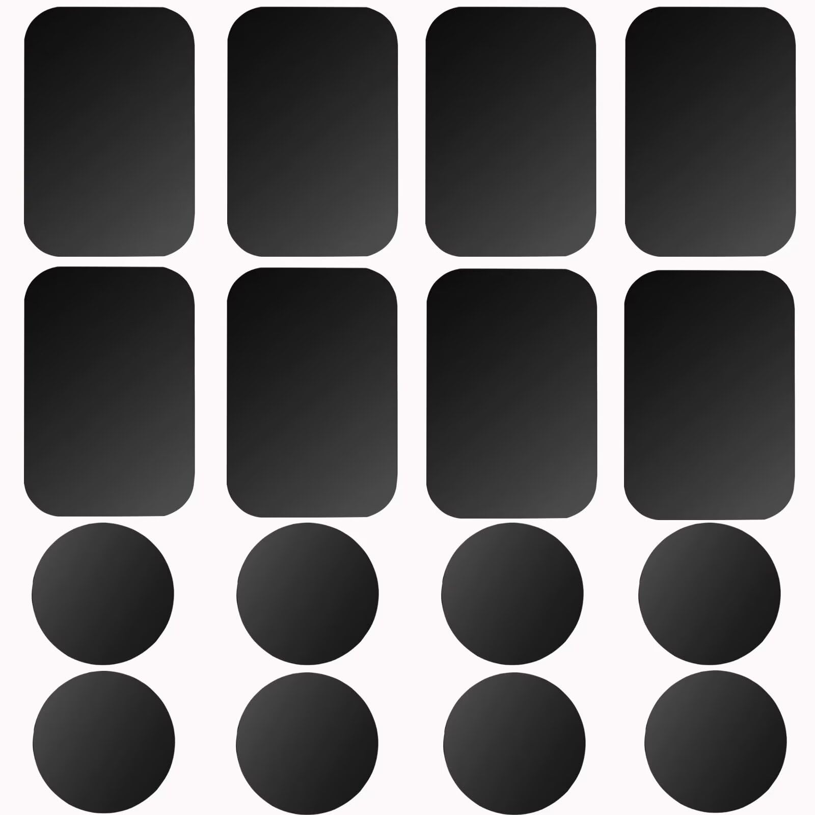 Pau1Hami1Ton Adhesive Thin Metal Plates(Compatible With Magnetic Mounts),16Pcs Metal Plates For Phone Case,Metal Plate For Car,M