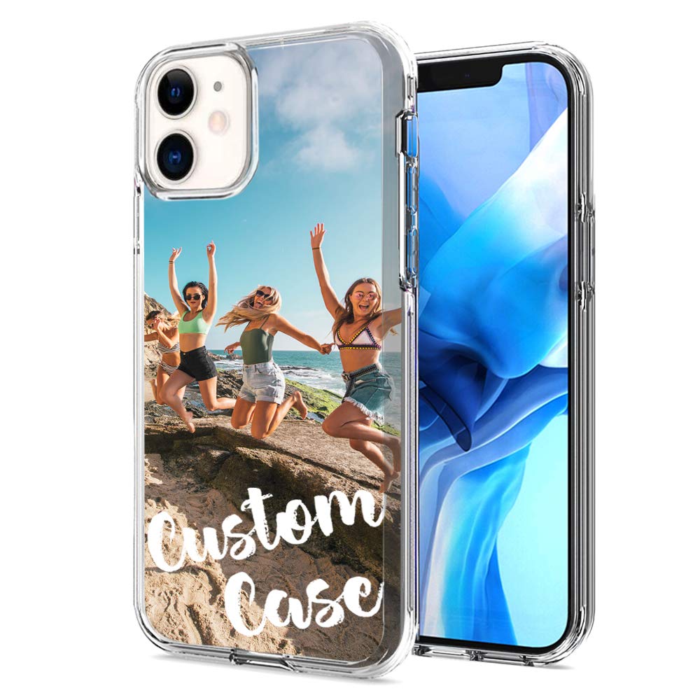 Mundaze Personalized Custom Phone Case For Iphone 12 6.1 Inch   Design Your Own Perfect Custom Picture Photo Case