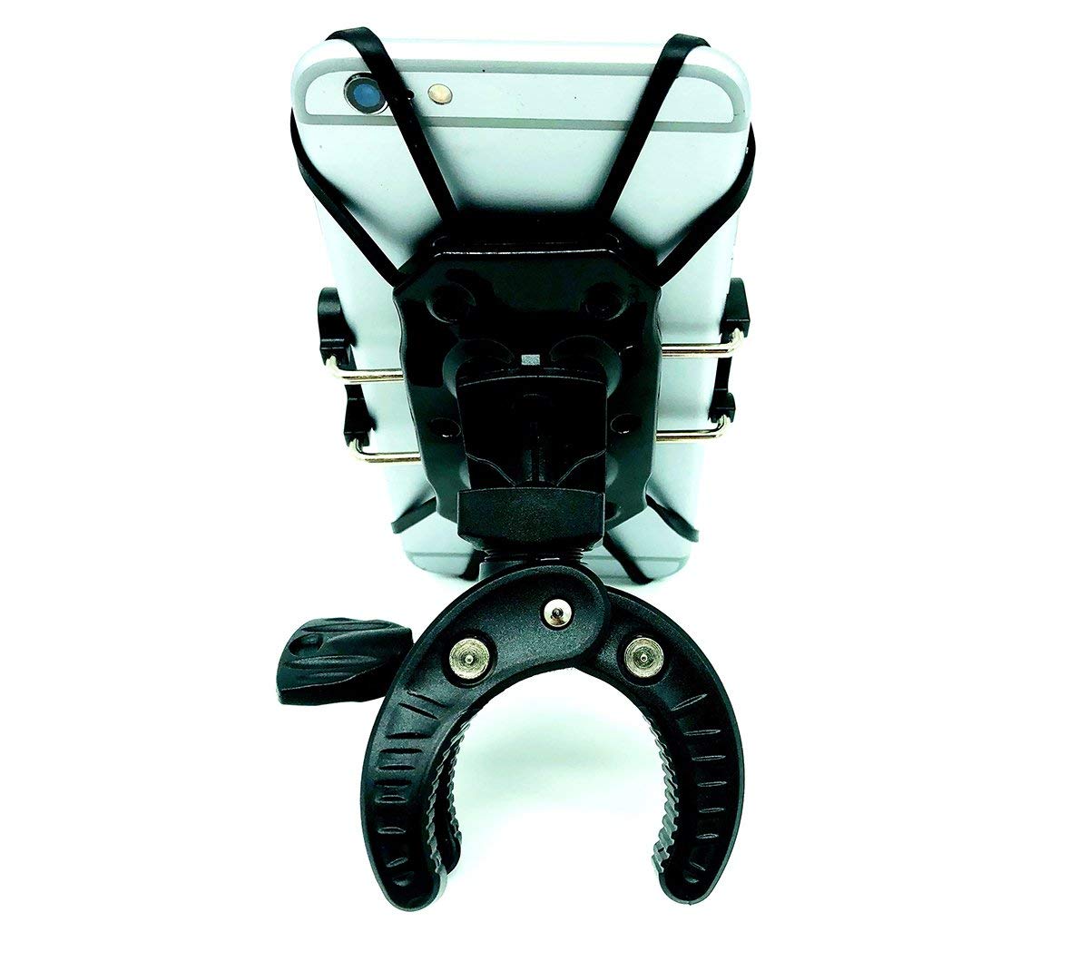 Ampcaddy Phone Holder With Clamp   Universal Cell Mount Holder For Bike, Boat, Car, Golf Cart And Stroller, Fits Iphones, Samsun