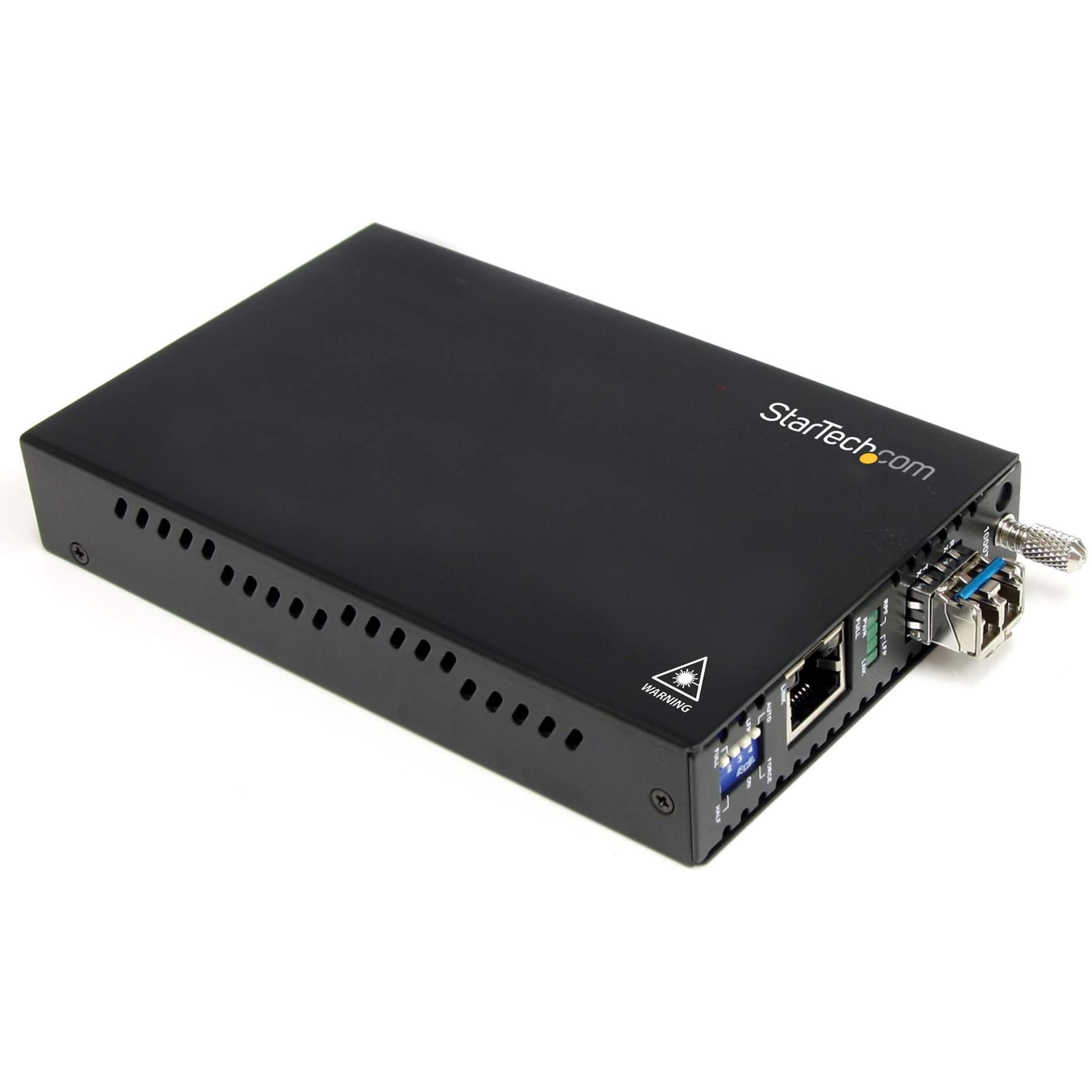 Startech.Com Multimode (Mm) Lc Fiber Media Converter For 1Gbe Network   550M Range   Gigabit Ethernet   850Nm   With Sfp Transce