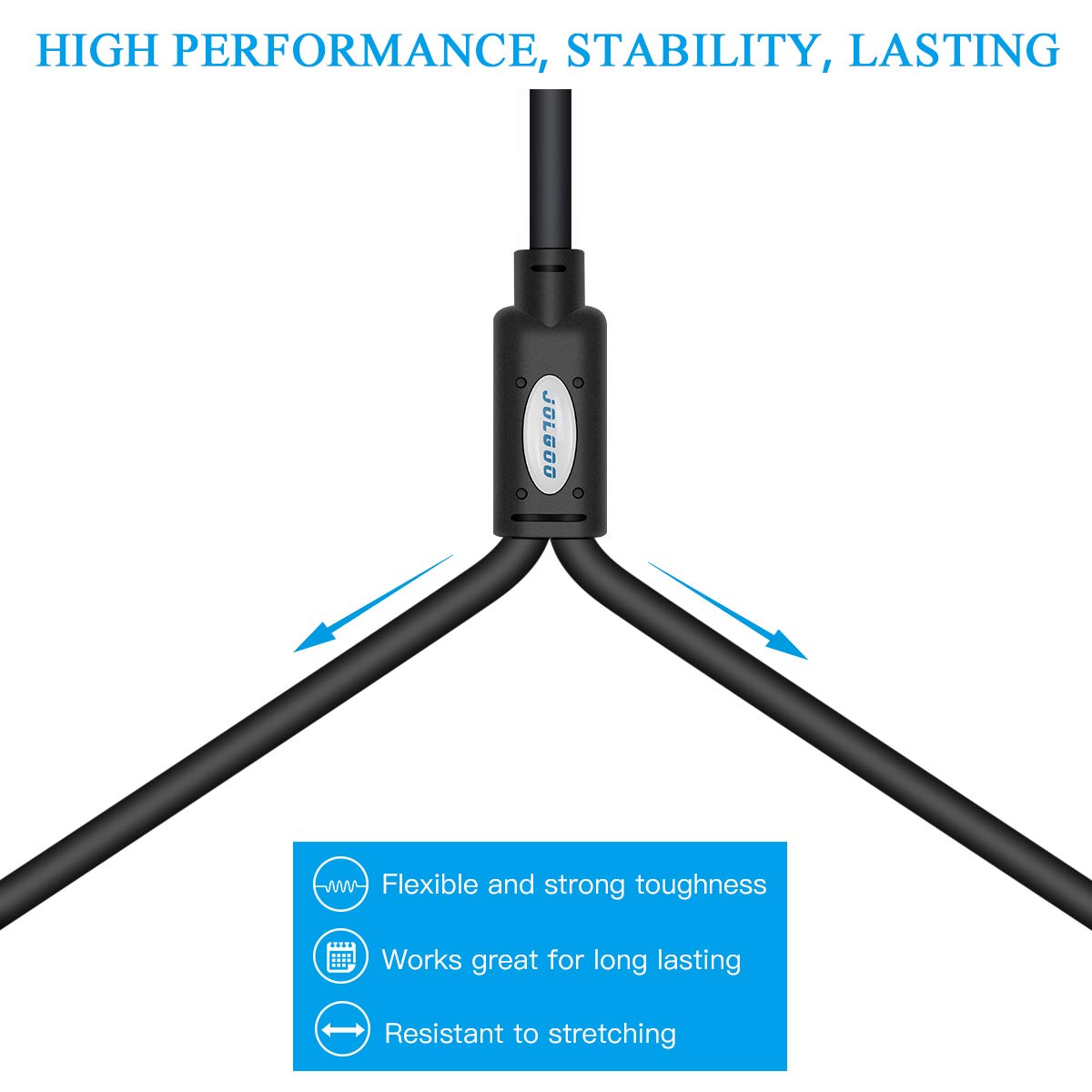 Jolgoo Unbalanced Xlr Female To Dual Rca Y Splitter Breakout Cable, 1 Xlr Female To 2 Rca Male Y Breakout Cable Adapter Cord, 6.