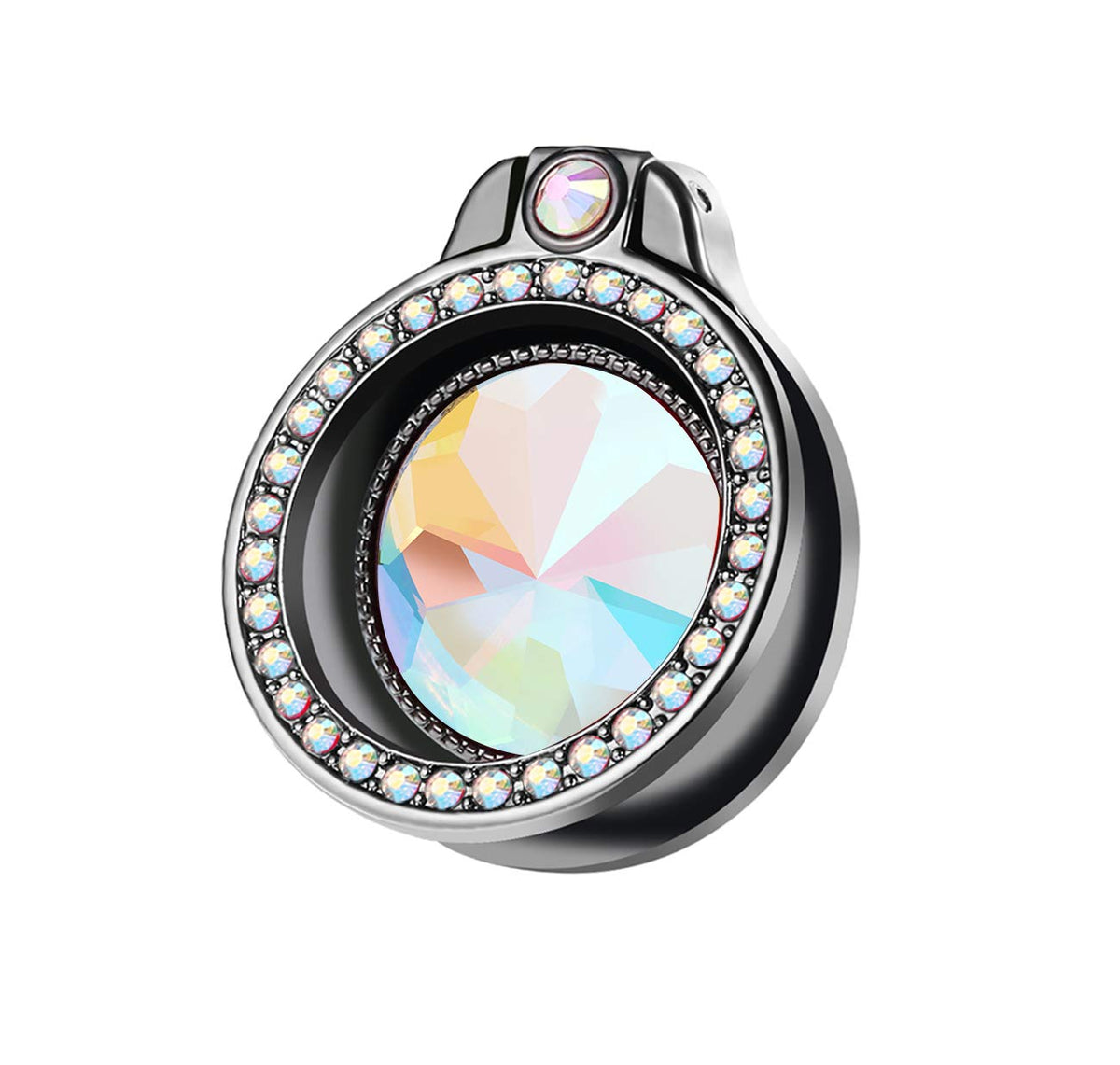 Lenoup Glitter Bling Bling Phone Ring Holder,Sparkle Phone Ring Artificial Diamond Kickstand,Rhinestone Cell Phone Finger Ring G