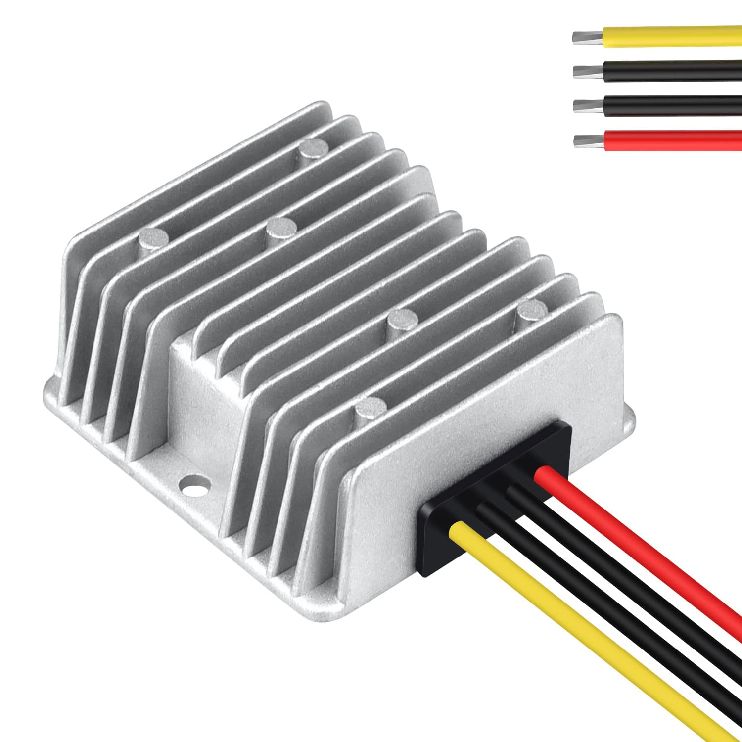 Lemotech Dc 48V To 12V Converter 10A 120W Step Down Converter Voltage Reducer Ip68 Waterproof Transformer For Golf Cart Truck Bo