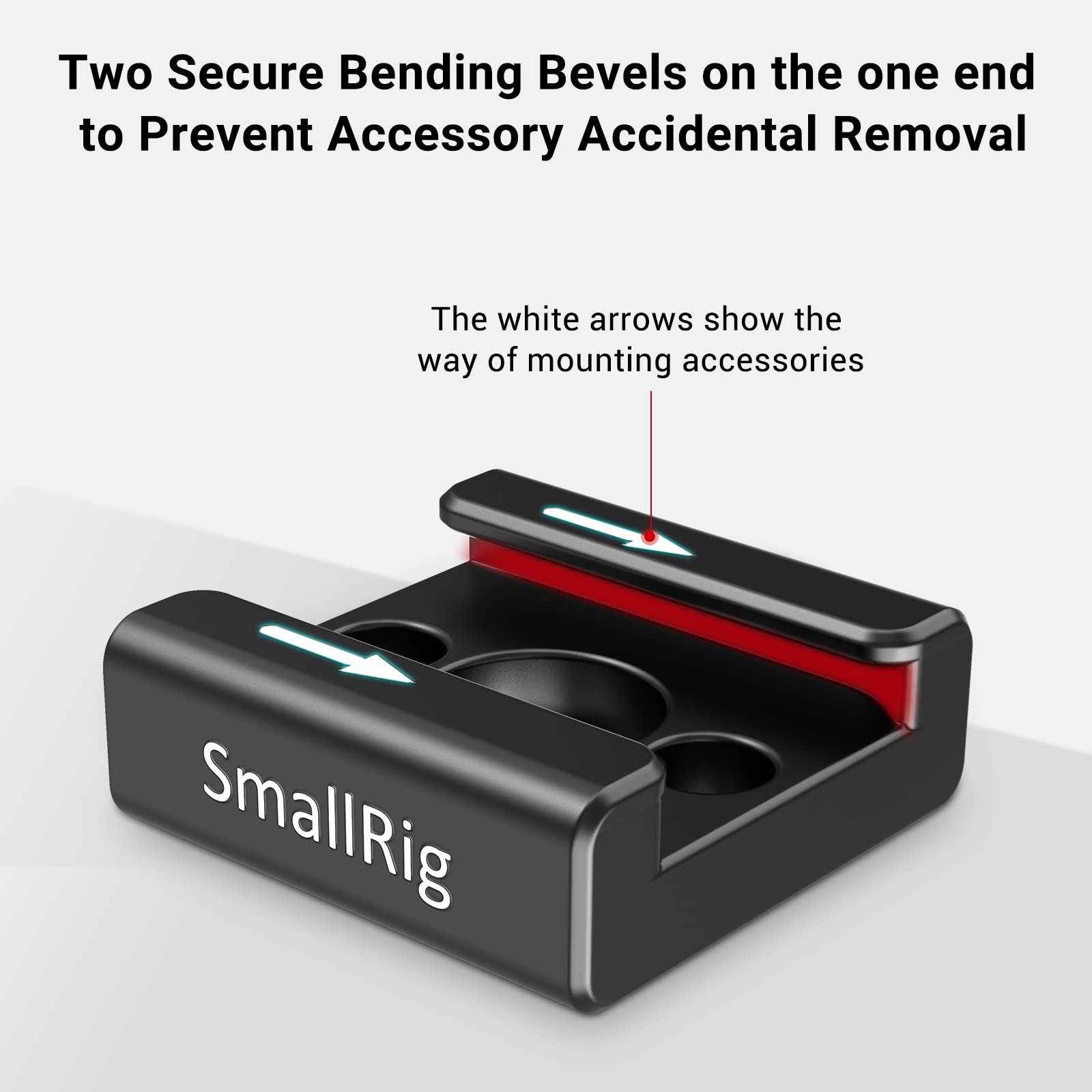 Smallrig Cold Shoe Mount (2Pcs Pack) With 1/4-20 Thread For Camera Cage Flash Led Monitor Microphone - 2060