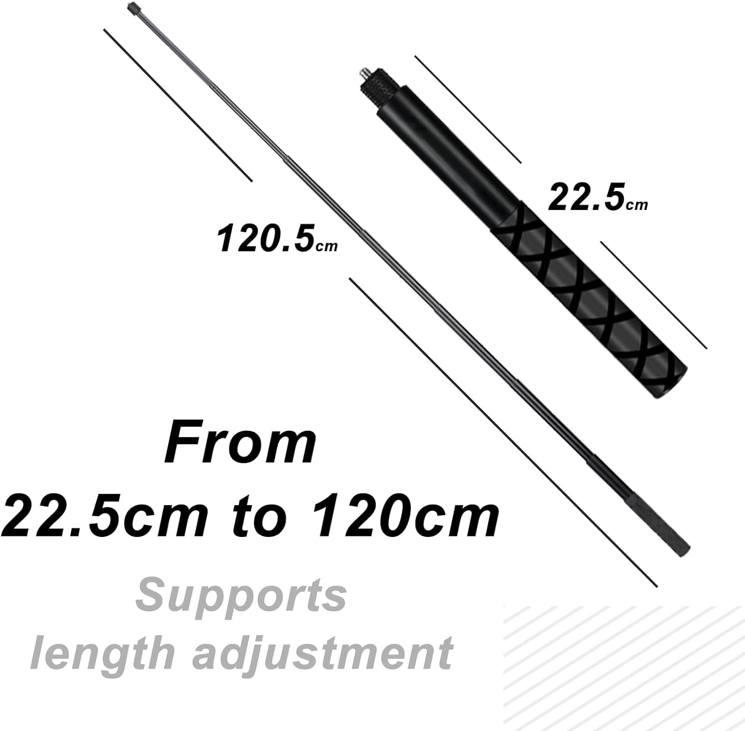 Motorcycle Bike Handlebar Clamp Mount With 47.3'' Invisible Selfie Stick Compatible For Insta360 One X4 X3 X2 X Rs R Go 2 3 Acti