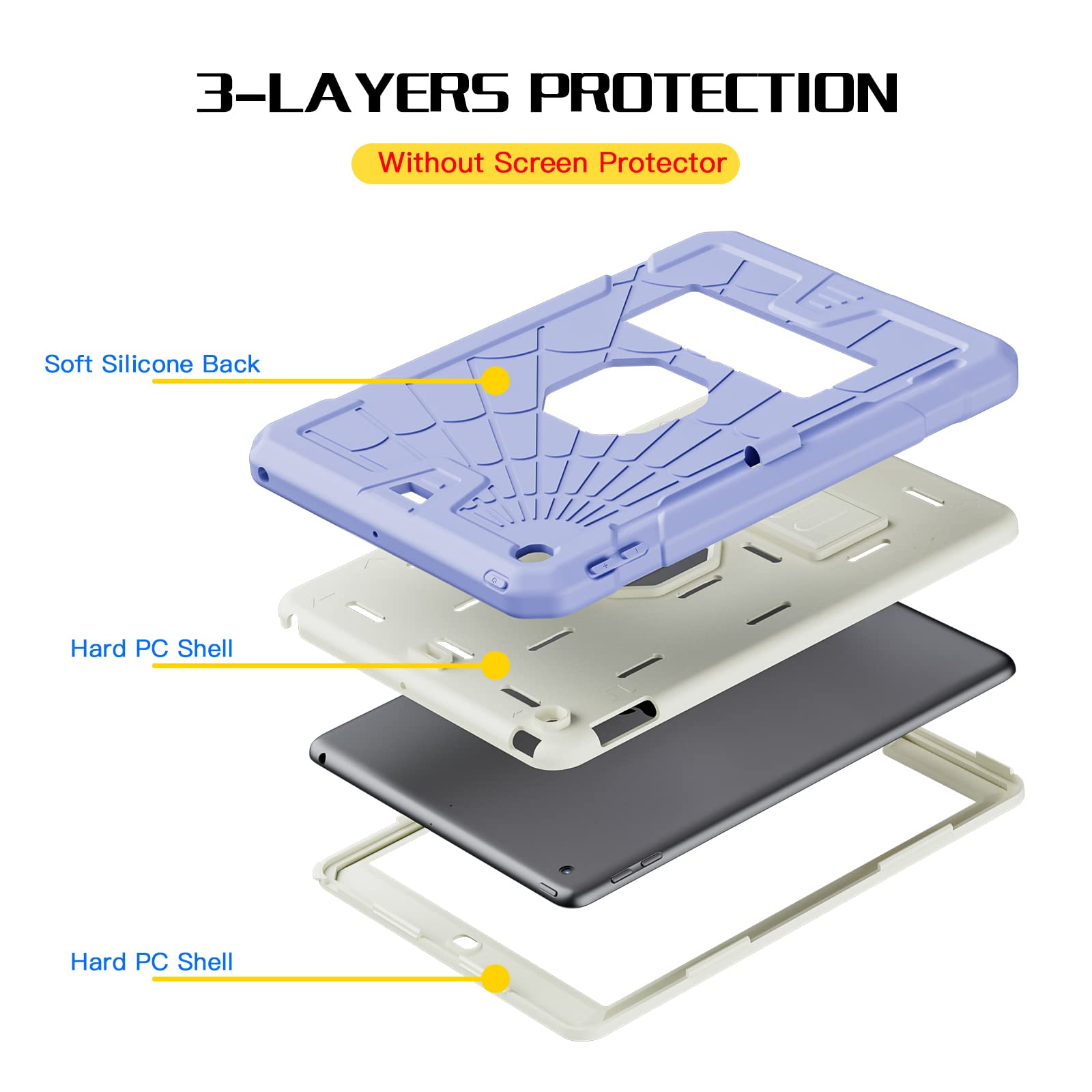 Sibeitu Ipad 6Th Generation Cases For Kids | Ipad 5Th Generation Case 9.7 Inch W/Pencil Holder Ipad 9.7 Case W/Stand For Boys Gi