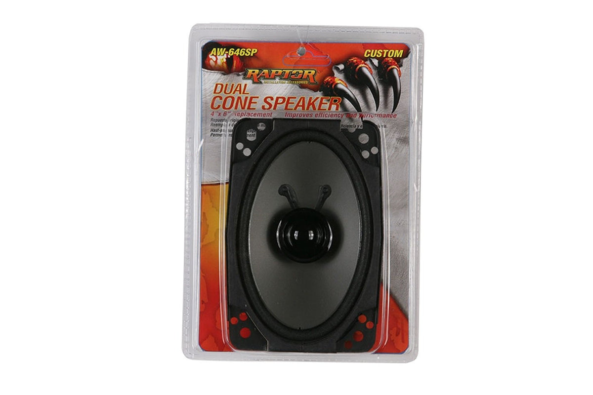 Installbay   Speaker   4X6In Dual Cone With 4X10In Adaptor (Aw 646Sp)