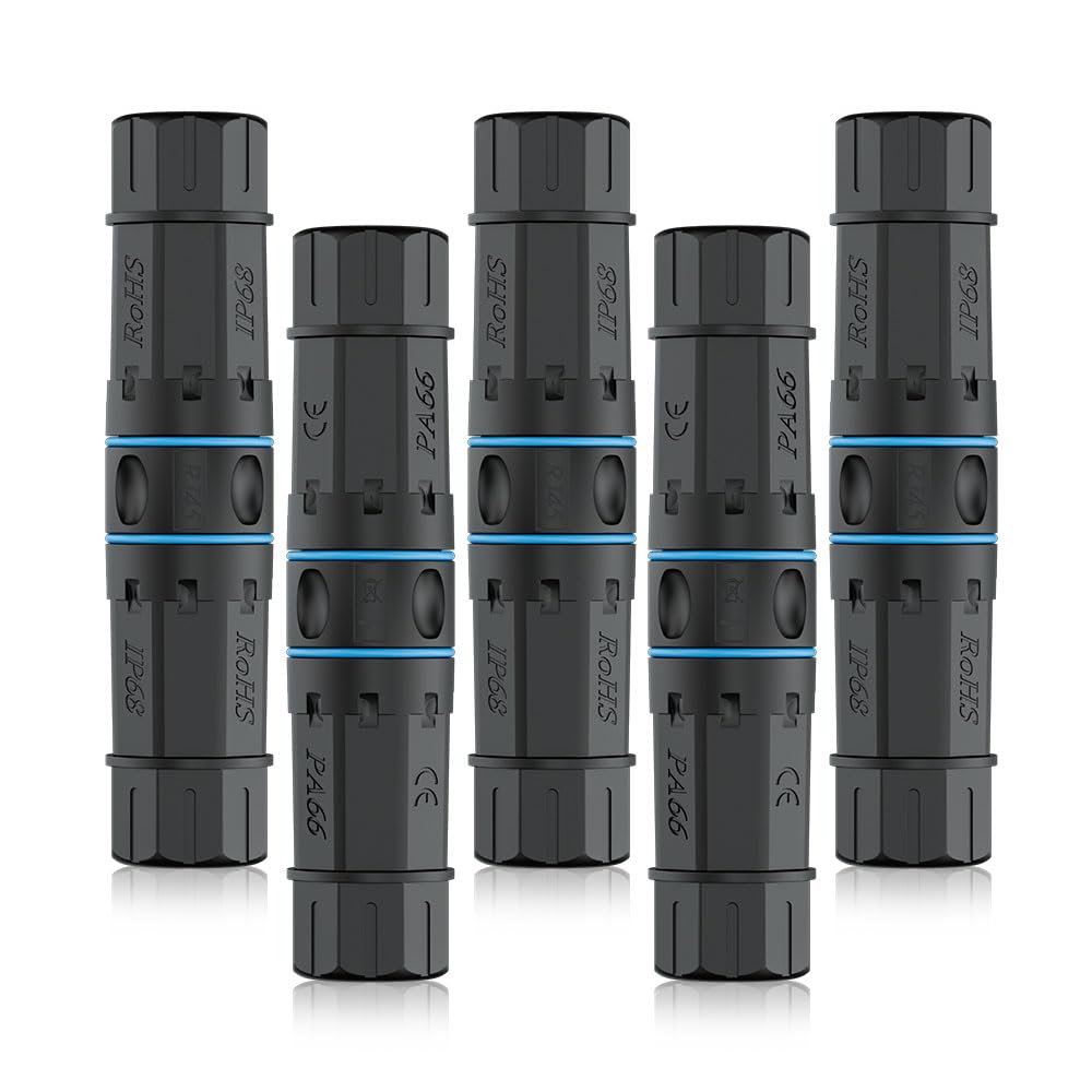 Iwillink Waterproof Rj45 Coupler, Shielded Female To Female Waterproof Ethernet Coupler, Ip68 Ethernet Outdoor Lan Cable Connect