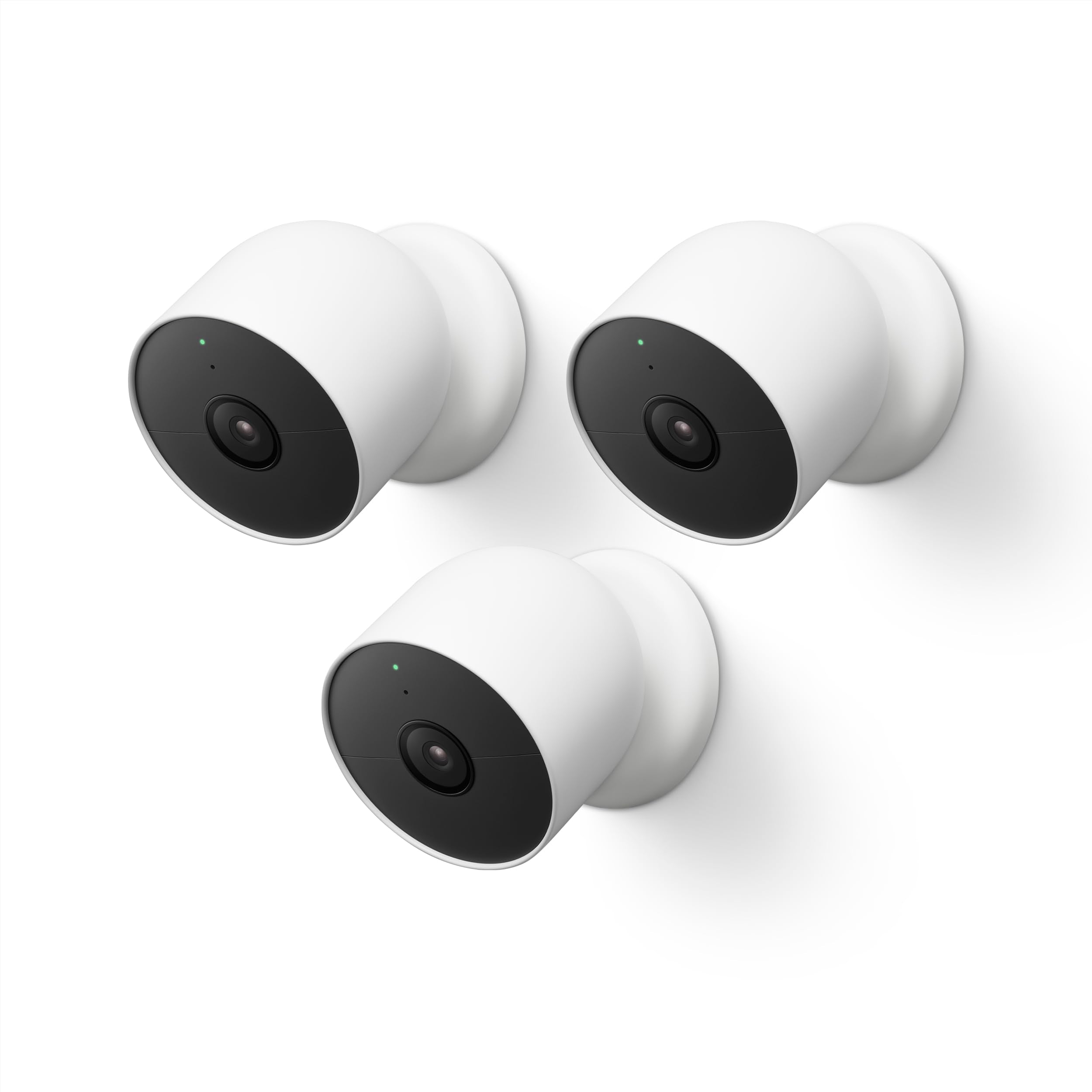 Google Nest Cam Outdoor or Indoor/Battery  2nd Generation (3 Pack)