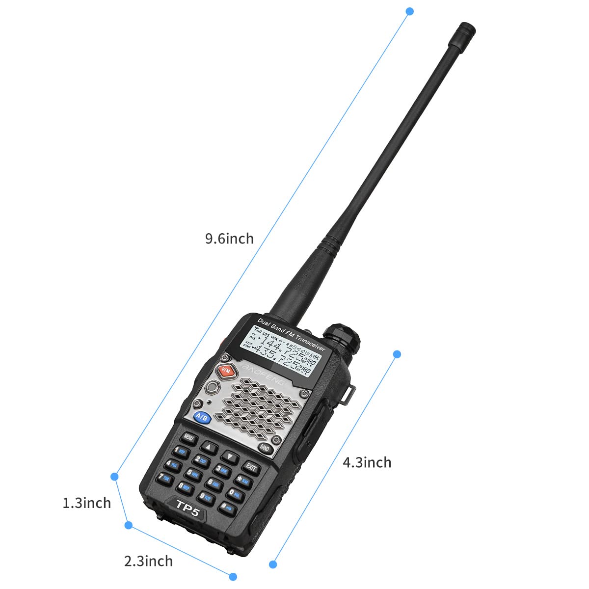 Baofeng Uv 5R Upgraded Version 8W Ham Radio, 2Rd Gen Uv5R (Uv5R Upgrade Version) 1 Pack