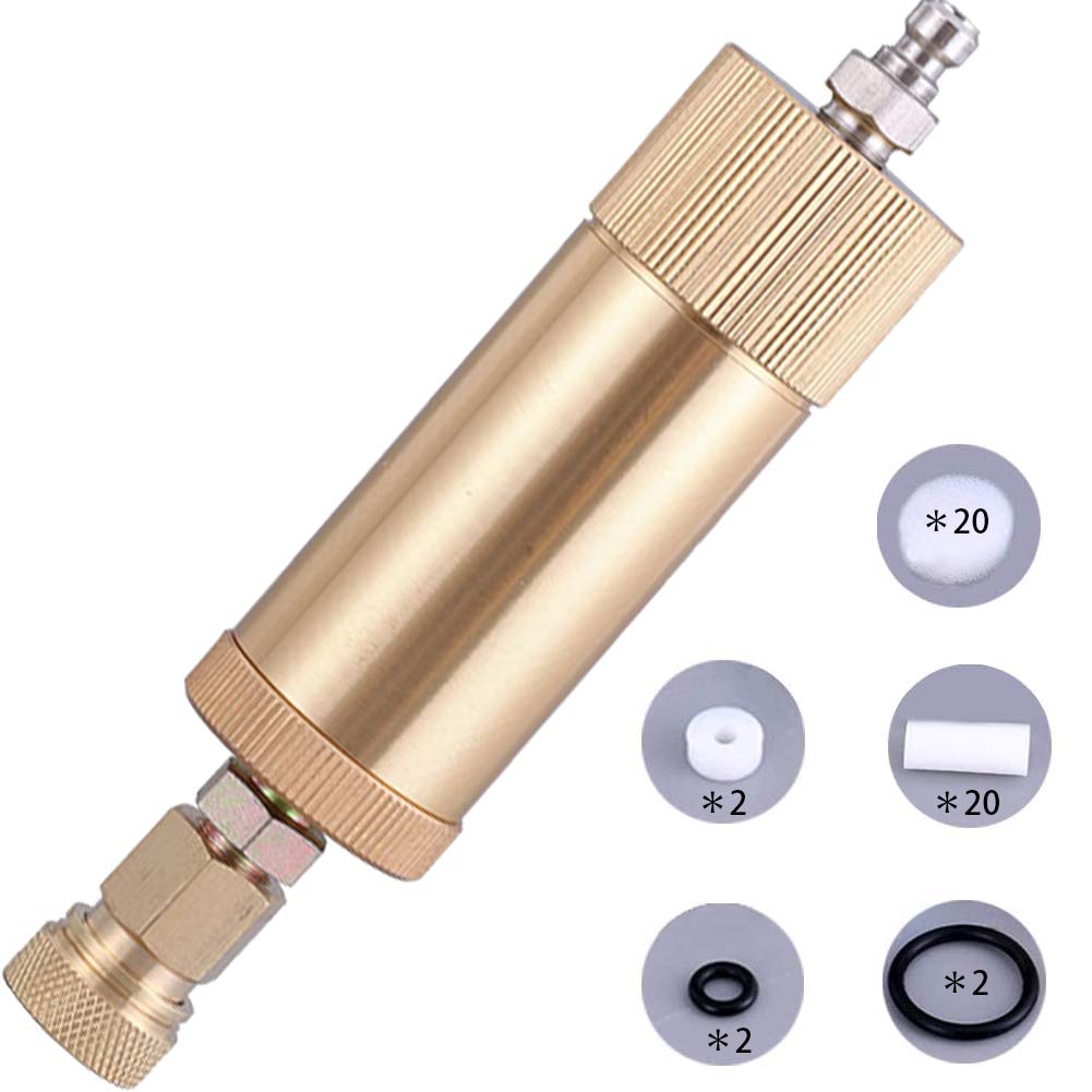 Creation Core High Pressure Pcp Hand Pump Air Filter Water Oil Sparator With Female And Male Quick Connect For High Pressure Air