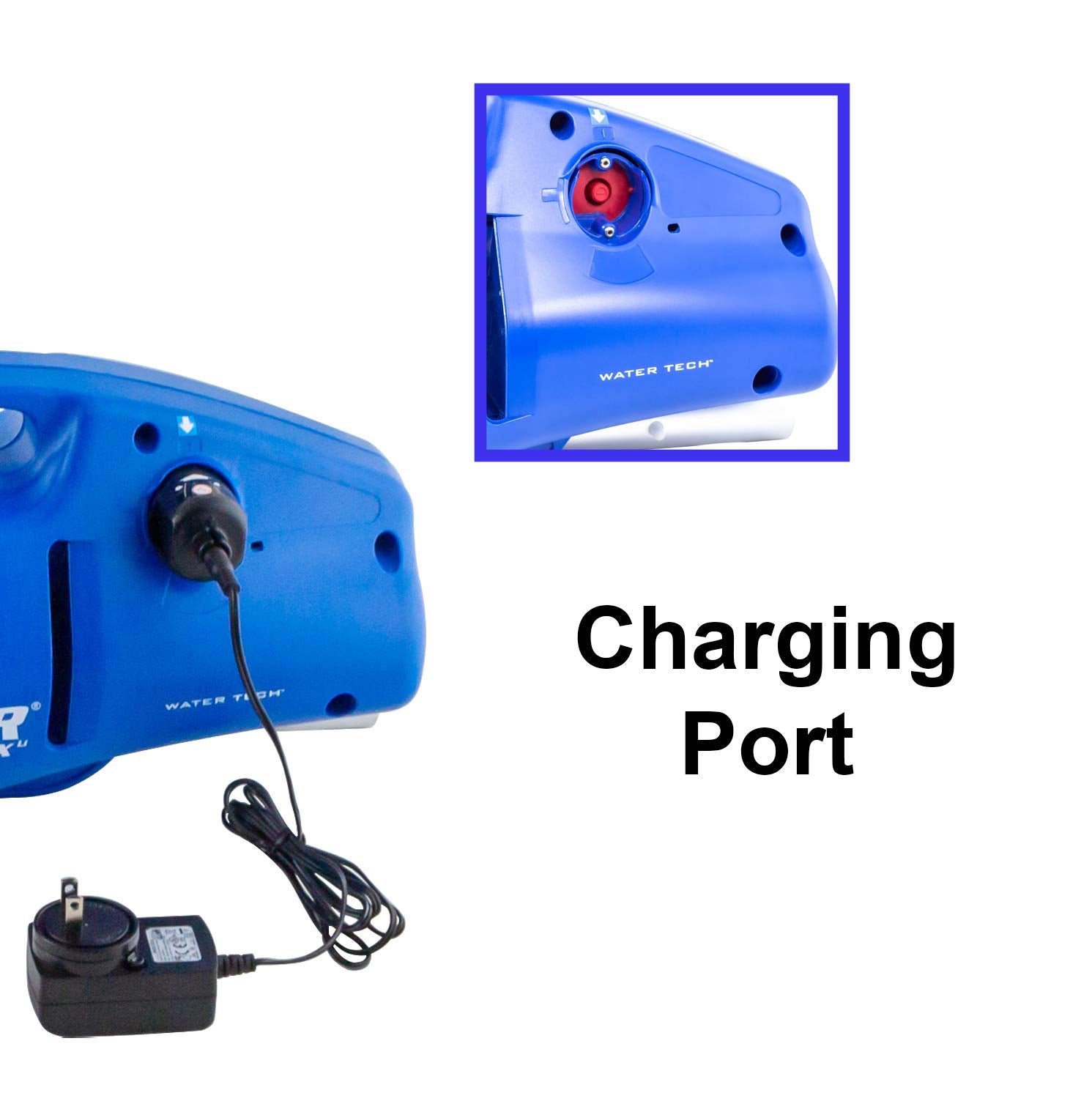 Pool Blaster Water Tech Certified Lithium Wall Charger With Adapter For Max Li, Max Li Cg, Max Li Hd, Millennium Li, Ivac 350 Li