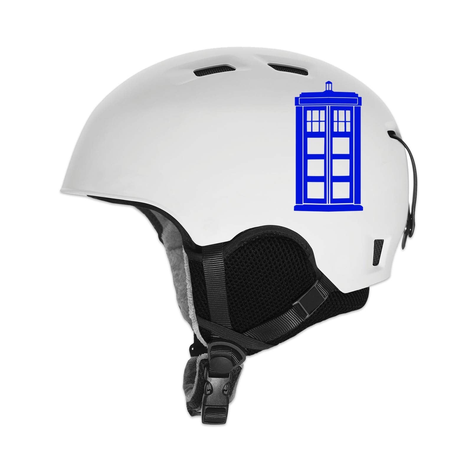 Bargain Max Decals - Tardis Dw Whovian Sticker Decal Notebook Car Laptop 8 (Blue)