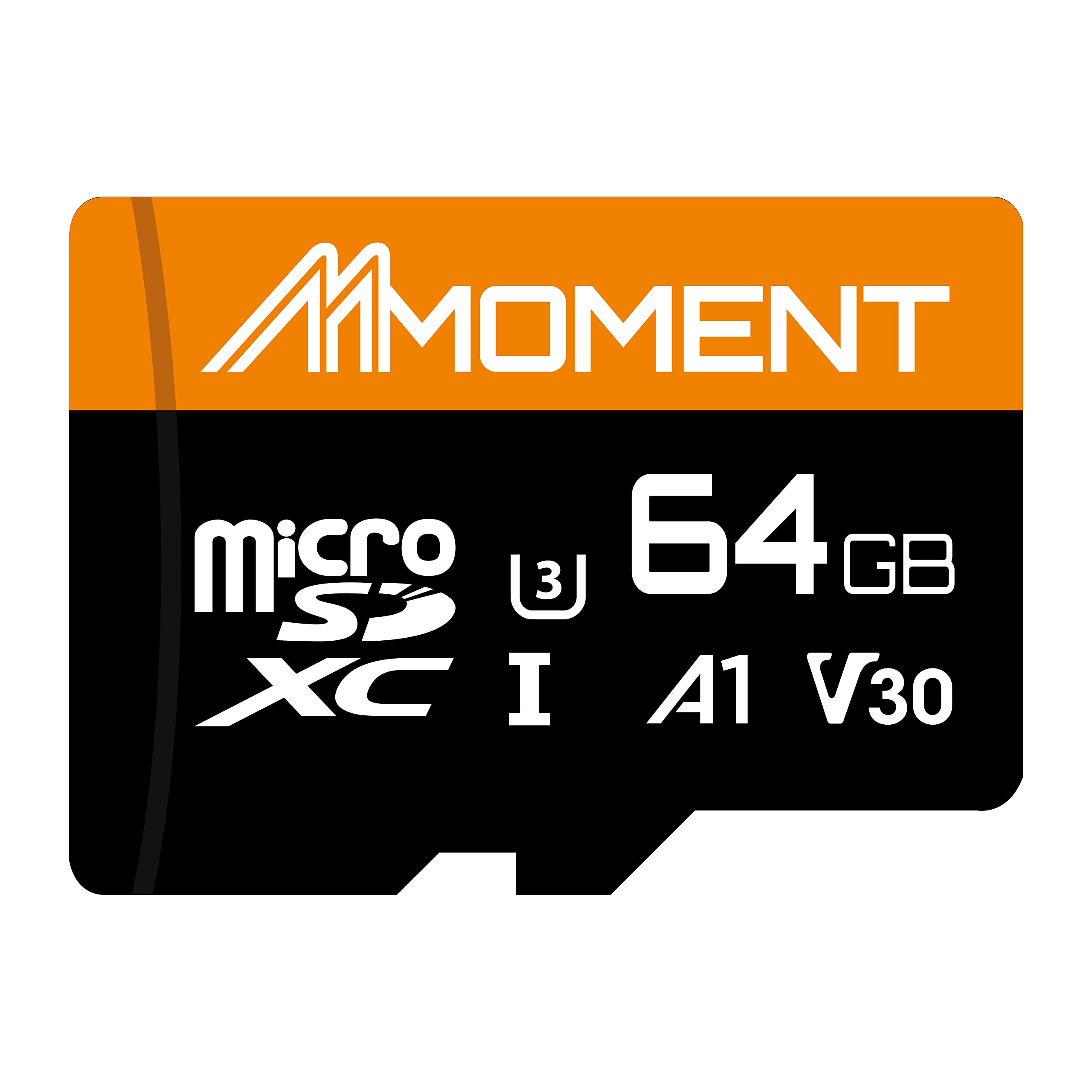 Mmoment 64Gb Micro Sdxc Card, A1, Uhs I, U3, V30, Class10 Compatible, Read Speed Up To 95 Mb/S,Write Speed Up To 45 Mb/S, Sd Ada