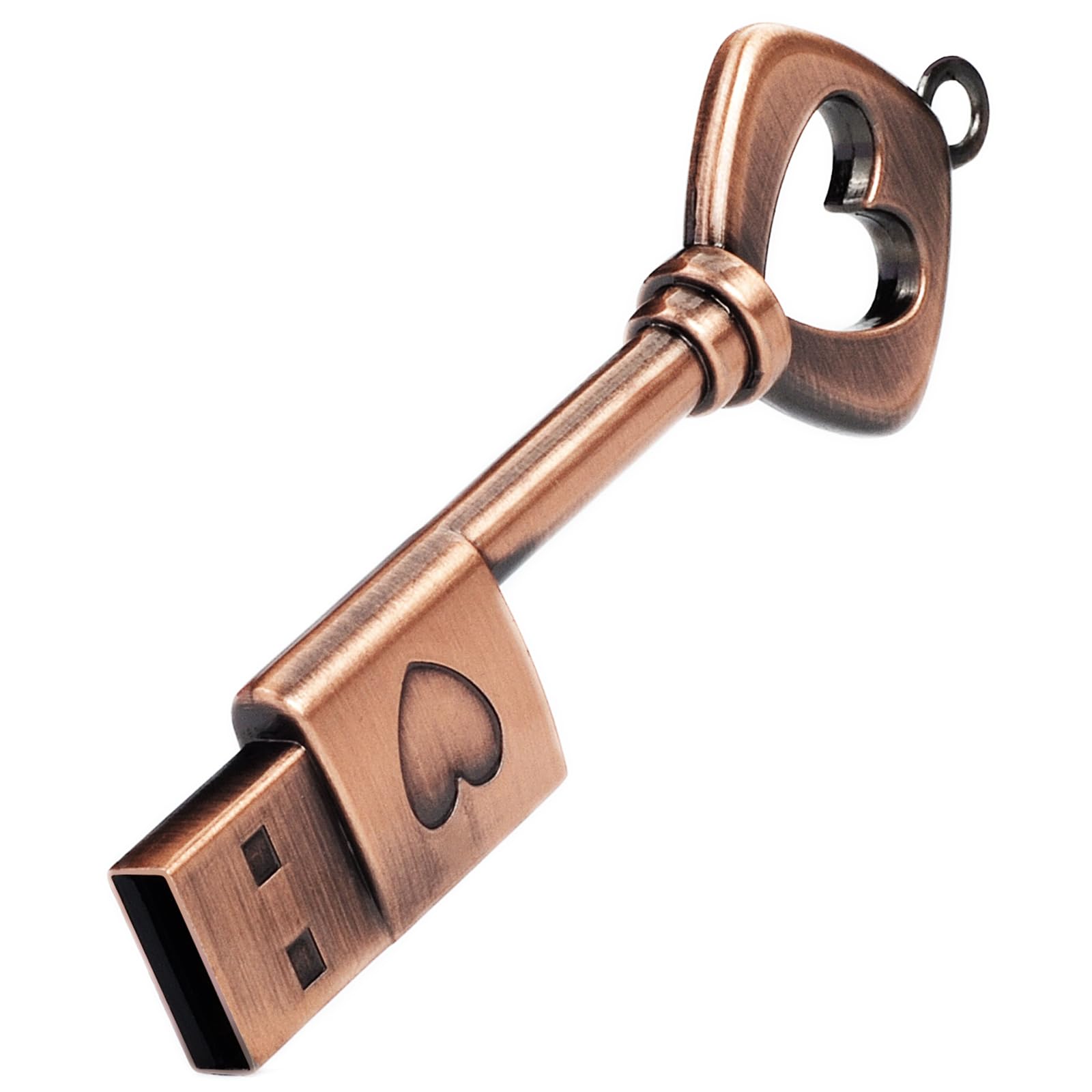 Leizhan Flash Drive 64Gb Usb Flash Drive Metal Key Of Love Key Chain High Speed Usb Pen Drive Memory Stick Tablet U Disk Thumb Drive