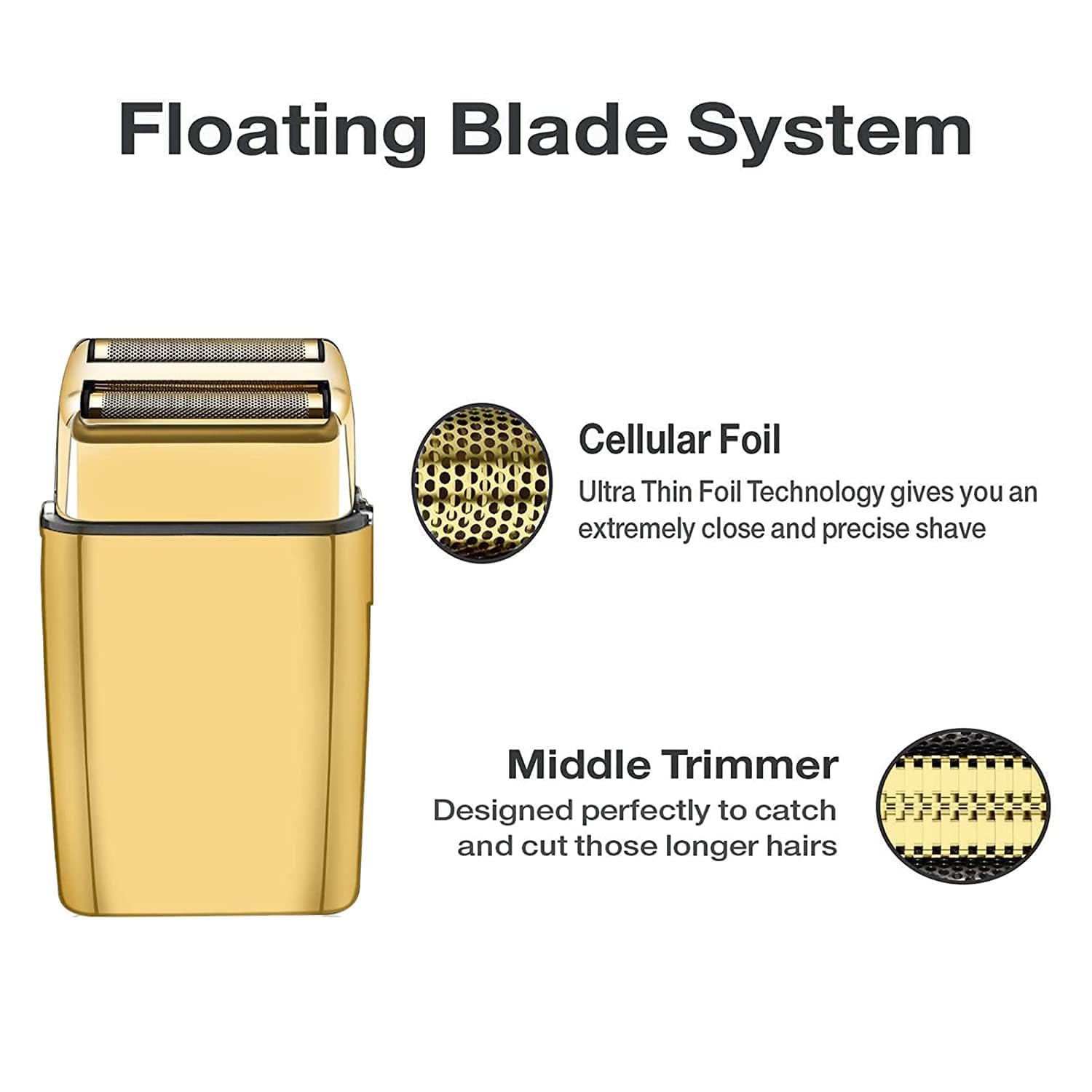 Replacement Foil And Cutters Compatible With Babylisspro Double Foil Shaver, Replacement Foil Compatible With Babylisspro Fxfs2