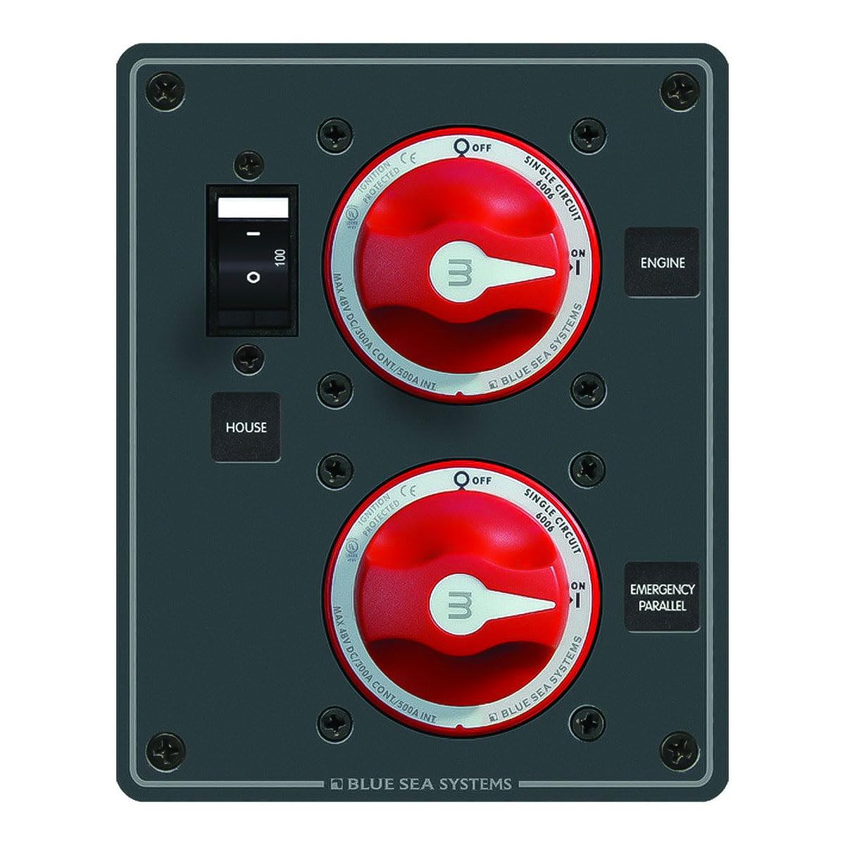 Blue Sea Systems 8080 Dual Battery Bank Management Panel