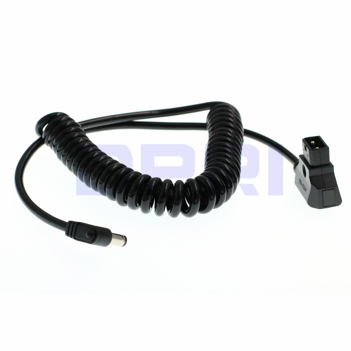 Drri D Tap To Dc 5.5X2.5Mm Coiled Cable For Blackmagic Cinema Camera/Blackmagic Video Assist/Shogun Monitor