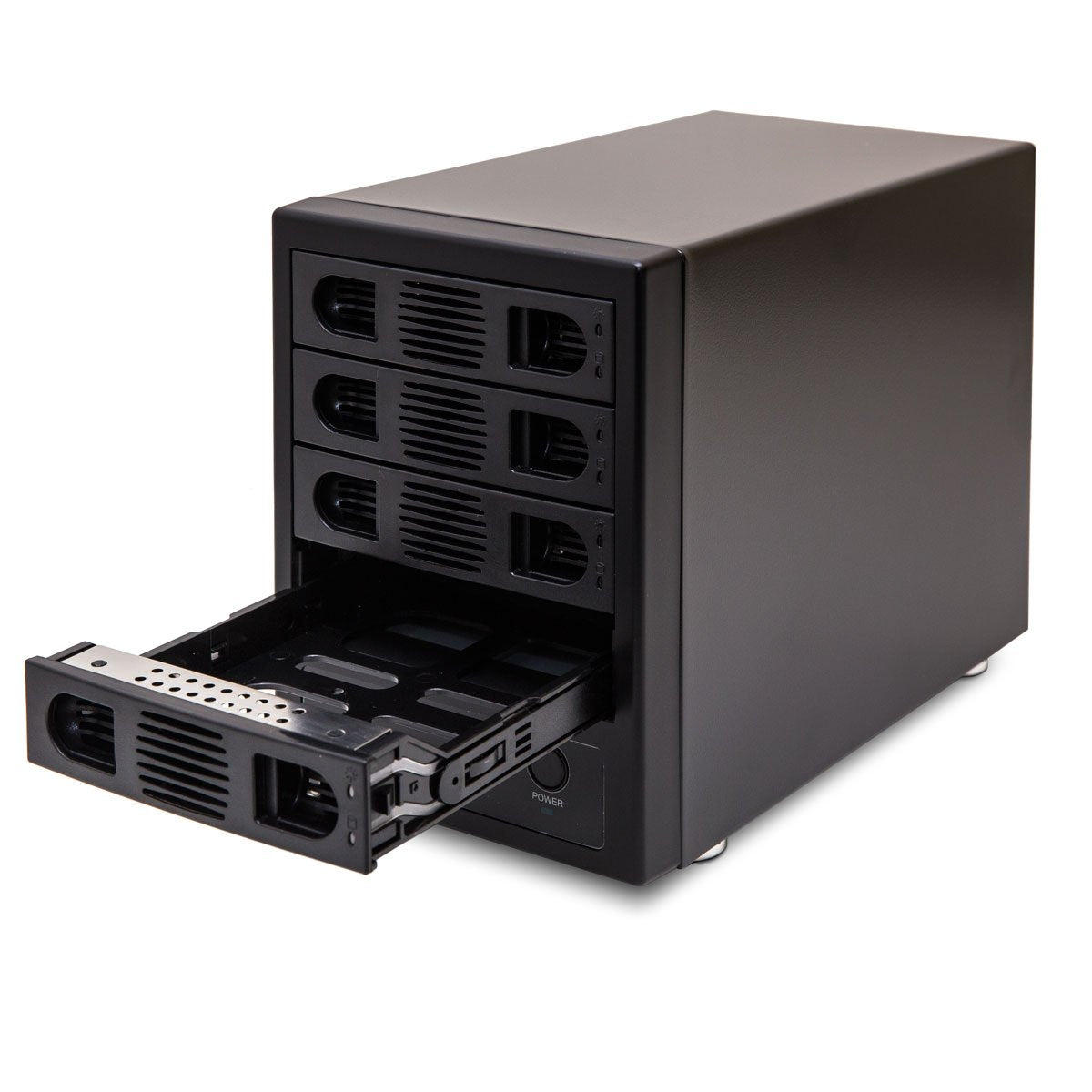 Syba Sy-Enc50104 4 Bay 3.5    Sata Iii Hdd Non-Raid Enclosure - Supports Usb 3.0 & Esata Interface, Black