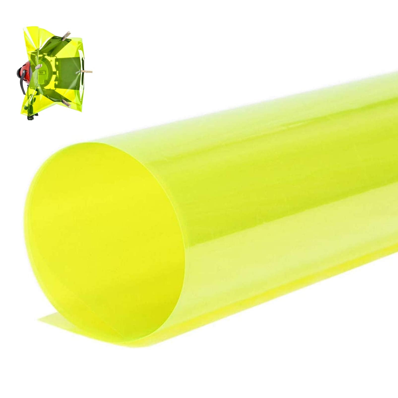 Selens 15.8X19.7Inch/40X50Cm Gels Color Filter Paper Correction Gel Lighting Filter For Photo Studio Light Red Head Light Strobe