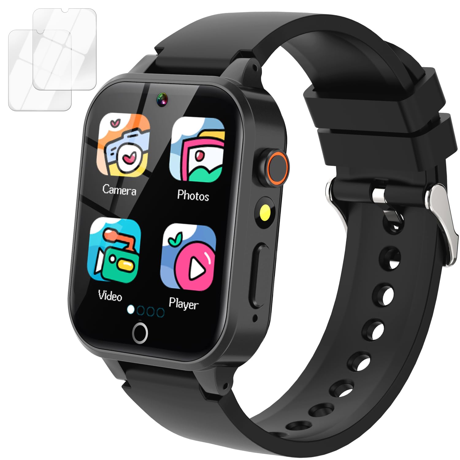 Vakzovy Kids Game Watch Boys With 26 Puzzle Games Hd Touchscreen Camera Pedometer Music Player Flashlight, Kids Toys Birthday Gi