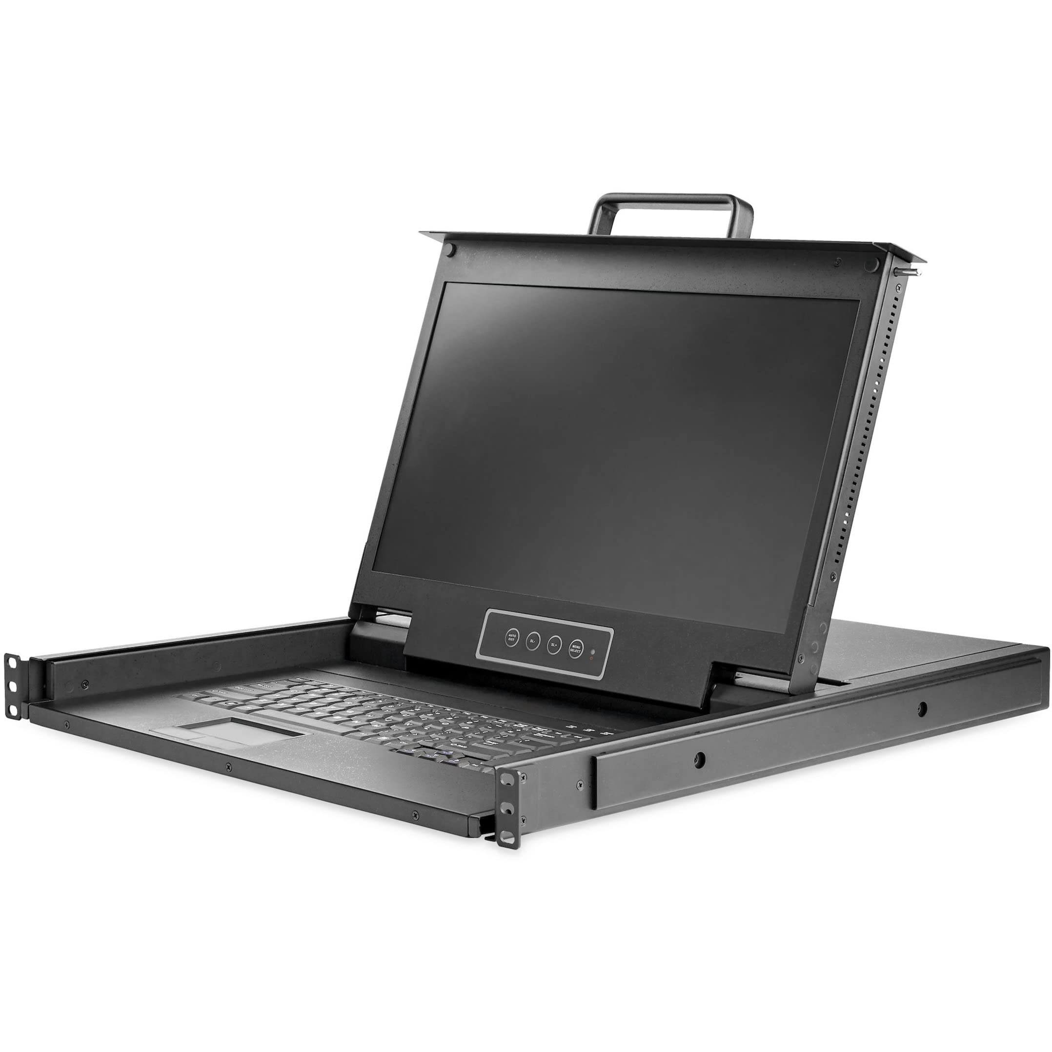 Startech.Com Rackmount Kvm Console Hd 1080P   Single Port Vga Kvm With 17'' Lcd Monitor For Server Rack   Fully Featured 1U Lcd