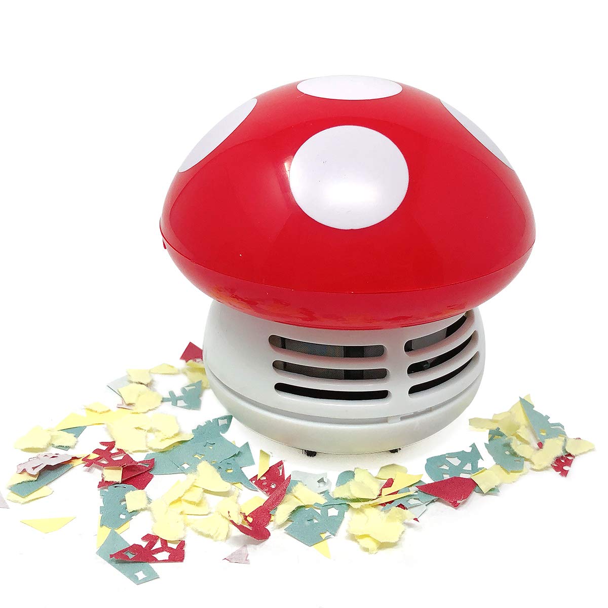 Allydrew Cute Portable Mini Vacuum Cleaner For Home And Office, Mushroom
