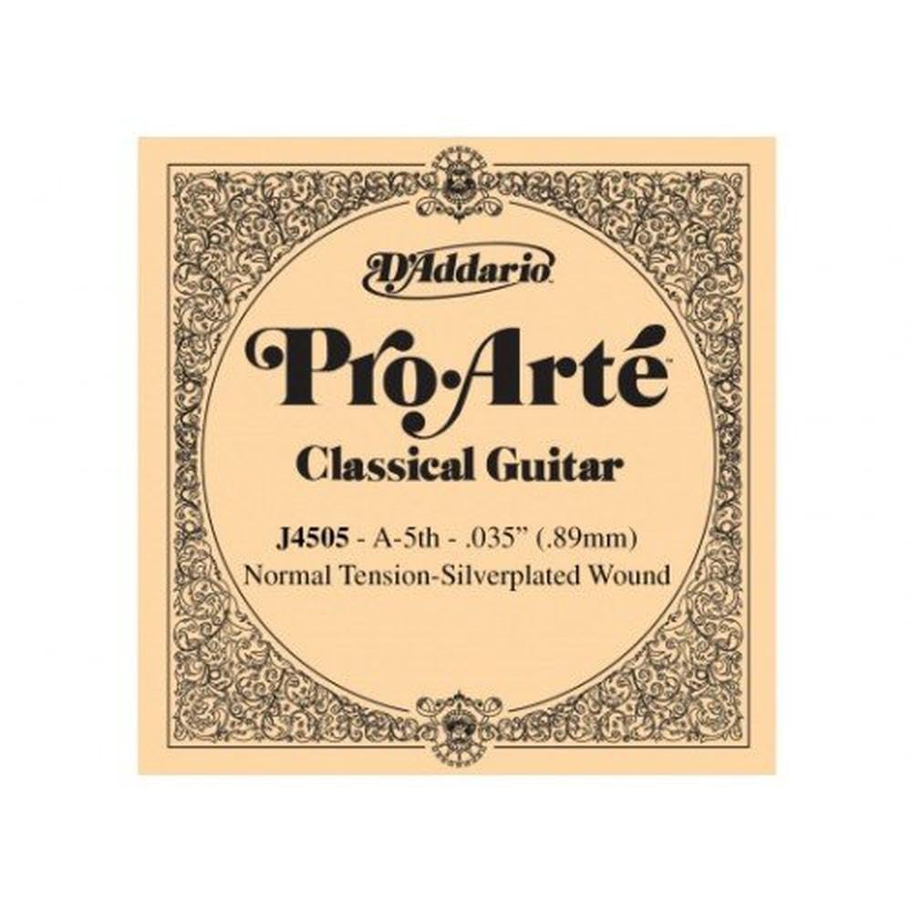 Daddario J4505 Pro-Arte Nylon Classical Guitar Single String, Normal Tension, Fifth String