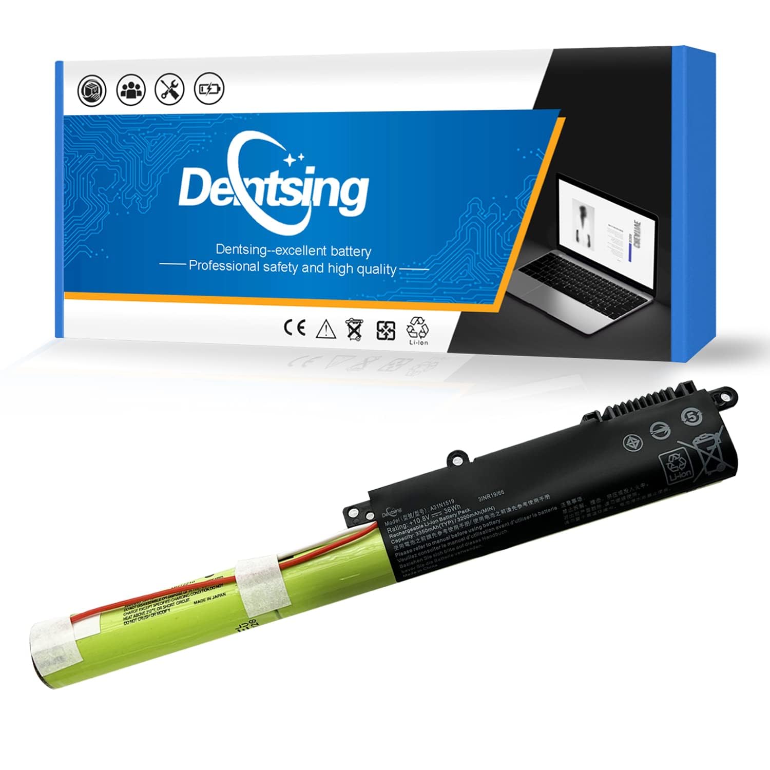 Dentsing A31N1519 36Wh Laptop Battery Compatible With Asus X540 X540S X540L X540La X540Lj X540Sa X540Sc X540Ya R540Sa R540L Seri