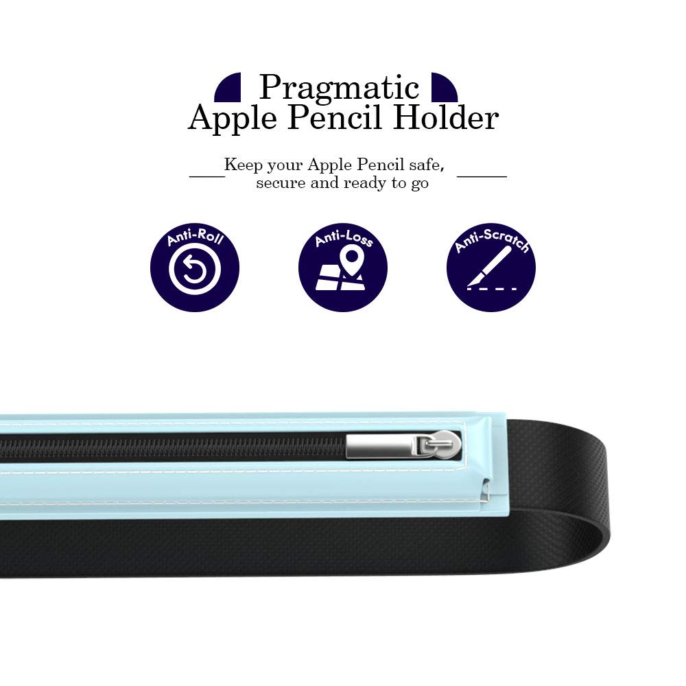 Moko Pencil Case Fit Apple Pencil Pro, Ipencil (Usb-C), Apple Pencil 1St/2Nd Generation, Stylus Pencil Sleeve Pu Leather Zipper