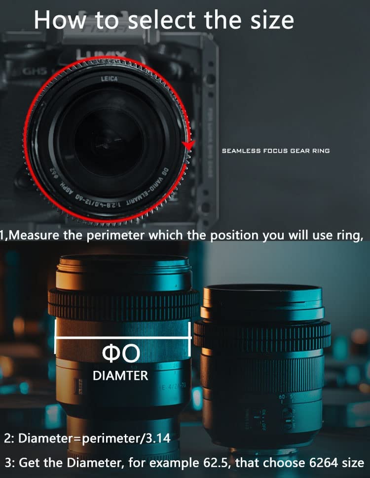 Tilta Tiltaing Seamless Ta Fgr 0.8 Mod Focus Gear Ring For Sony/Canon/Sigma/Tokina/Nikon/Fujifilm/Panasonic/Olympus/Du/Zeiss Lenses (81 83)