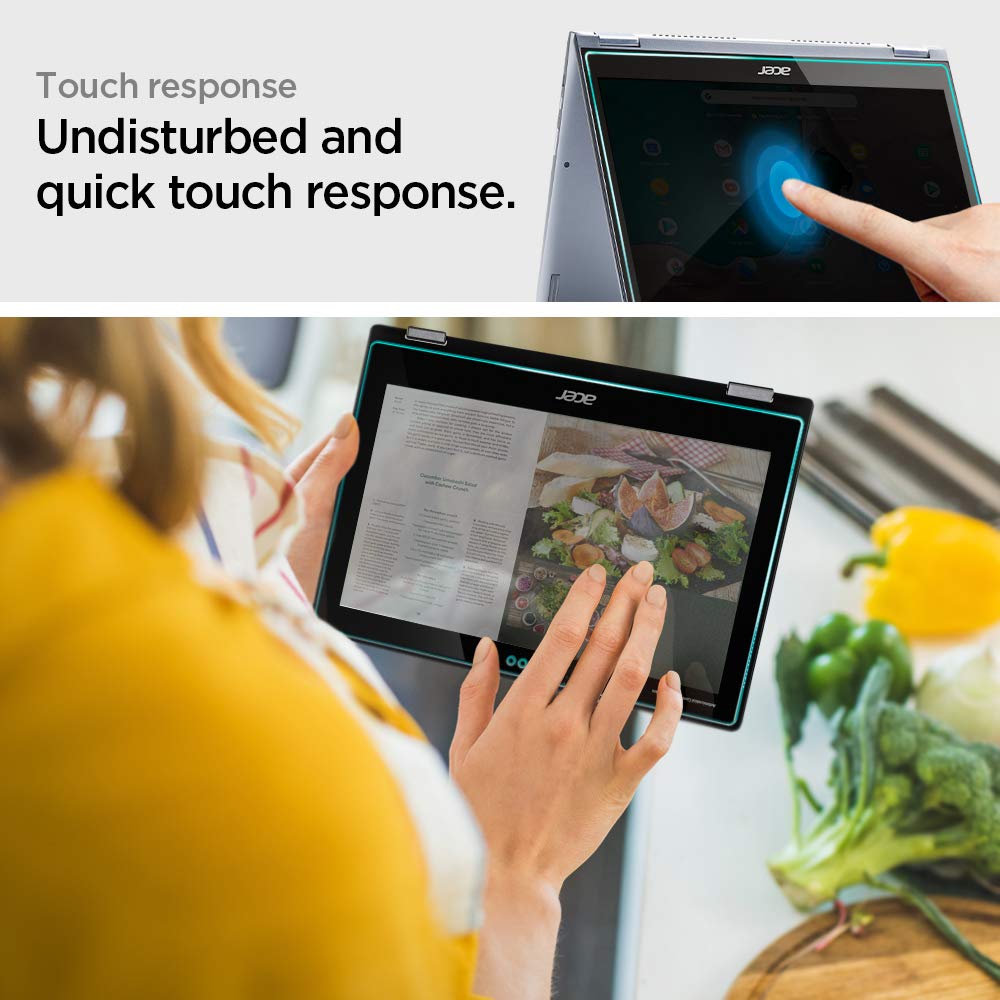 Spigen Acer Chromebook R 11 Convertible Screen Protector 11.6 Inch Tempered Glass For Acer Chromebook R 11 Convertible Cb5 132T C1Lk 11.6 Inch