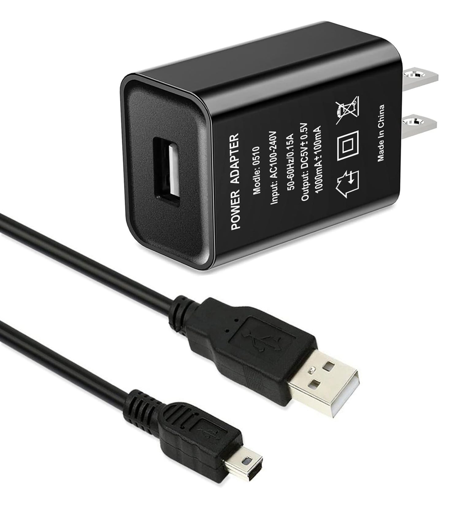 Replacement For Ti 84 Plus Ce Graphing Calculator Charger, Ac Adapter Charger For Ti 84 Plus Ce Color/C Silver Calculators, Ti N