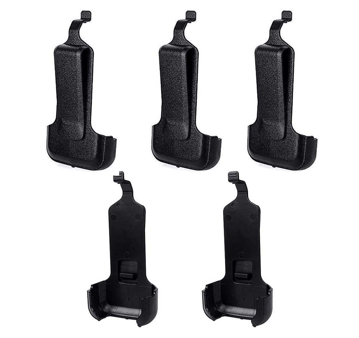 Abcgoodefg Walkie Talkie Belt Clip For Retevis Rt22 Rt622 Rt22S Zastone X6 Lt 316/Td M8/Zs B1/Nk U1 R1 Two Way Radios (5 Pcs)