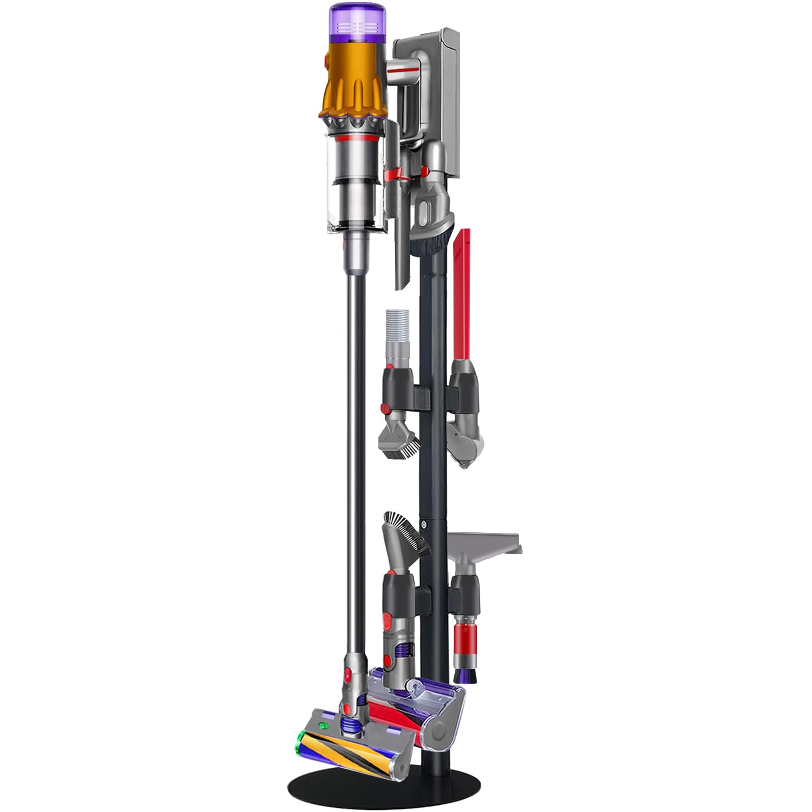 Lasvea Vacuum Stand Compatible with V7 V8 V9 V10 V11 V15 Gen5(Max.11 Accessories),Metal StorageBracketHolderStandOrganizer E
