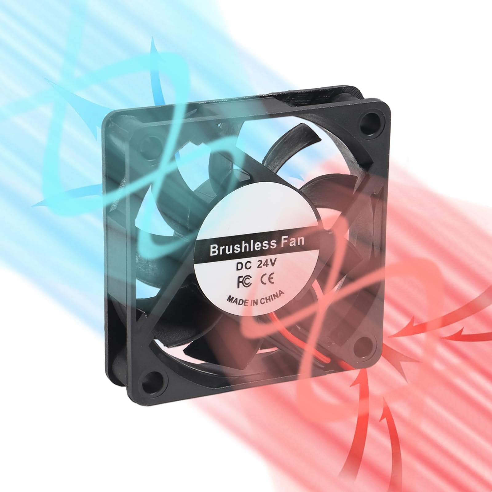 Aitiao 4Pcs 60Mm Fan 6010 24V Fan 60X60X10Mm Brushless Cooling Fan 60Mm Dc Computer Case Cooling Fan 2Pin Ball Bearing Fan For C