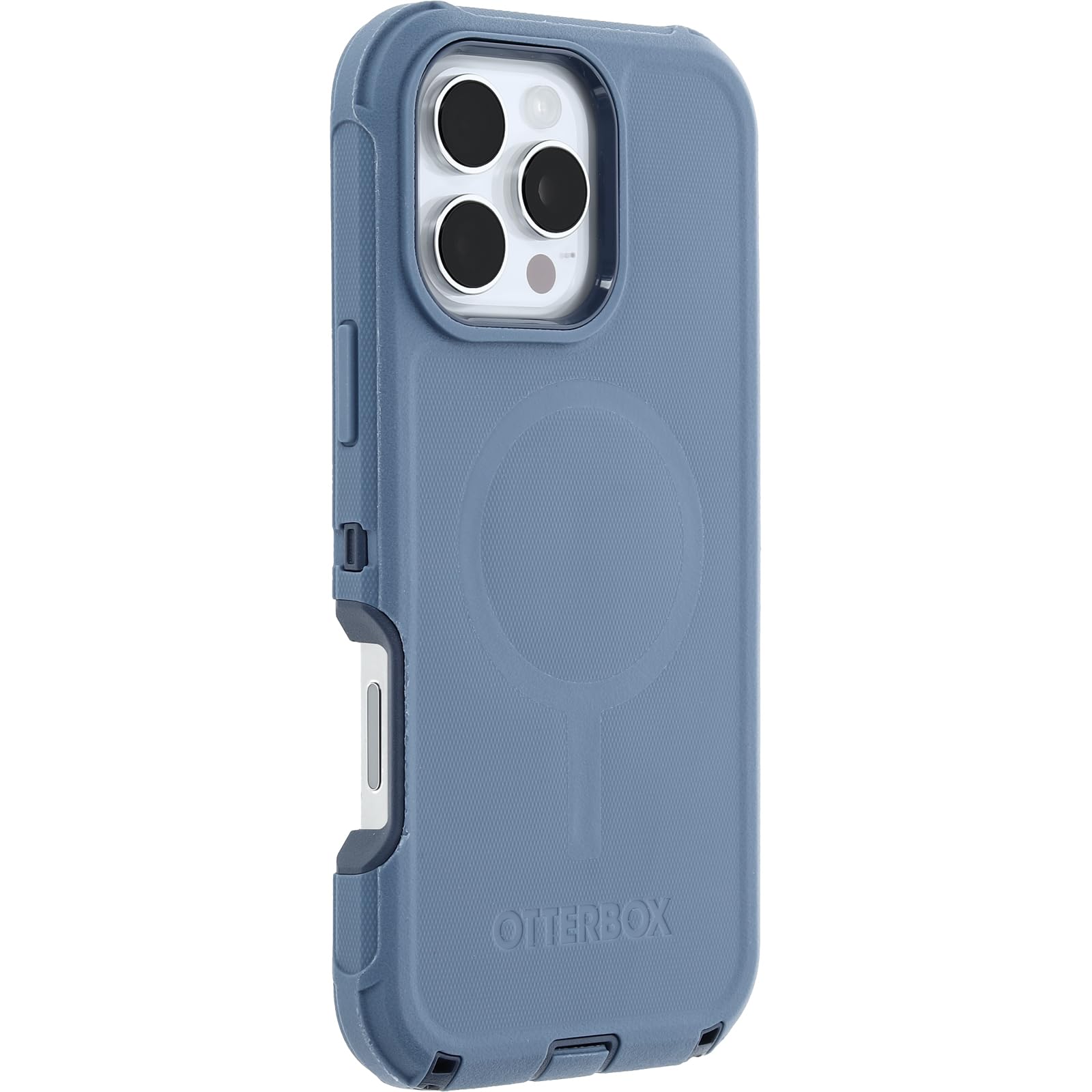 Otterbox Iphone 16 Pro Max Defender Series Case   Baby Blue Jeans (Single Unit Ships In Polybag)