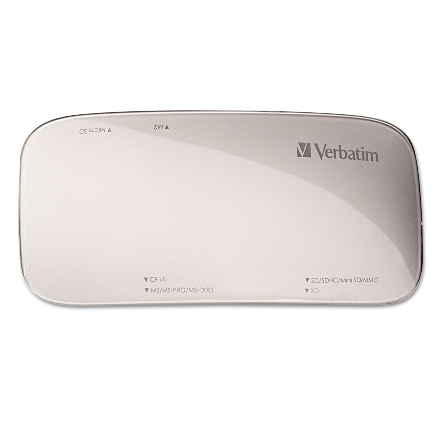Verbatim 97706 Universal Card Reader, USB 3.0, Silver, Windows/Mac
